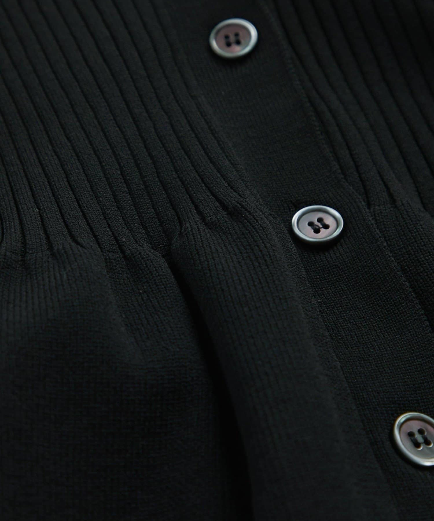 un dix cors(アンディコール) 《大人可愛い》ペプラムニットカーデ