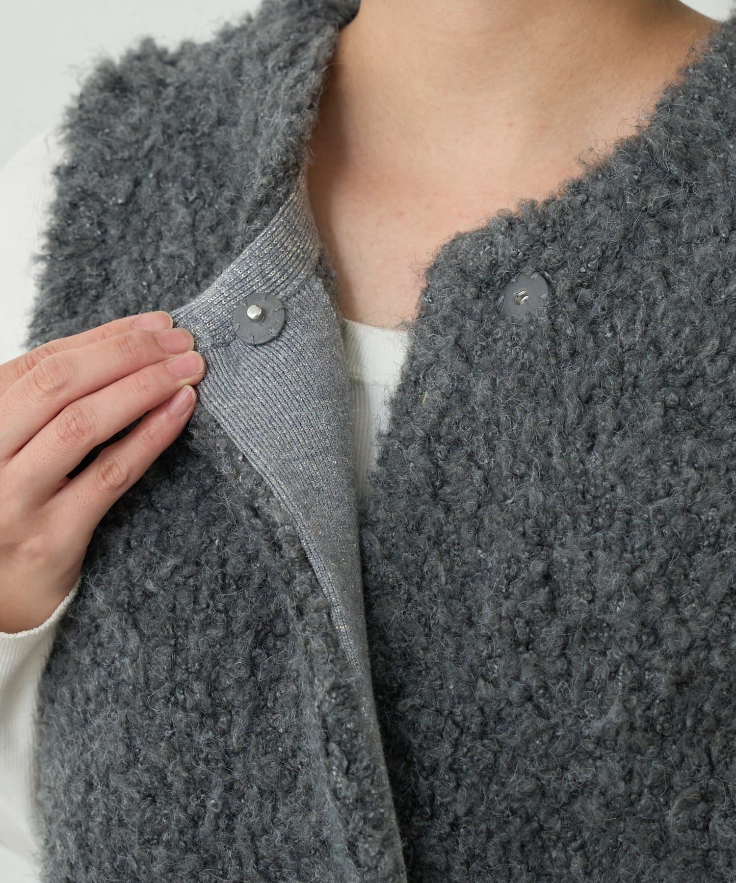 un dix cors(アンディコール) 《主役級アイテム》シープライクニットベスト