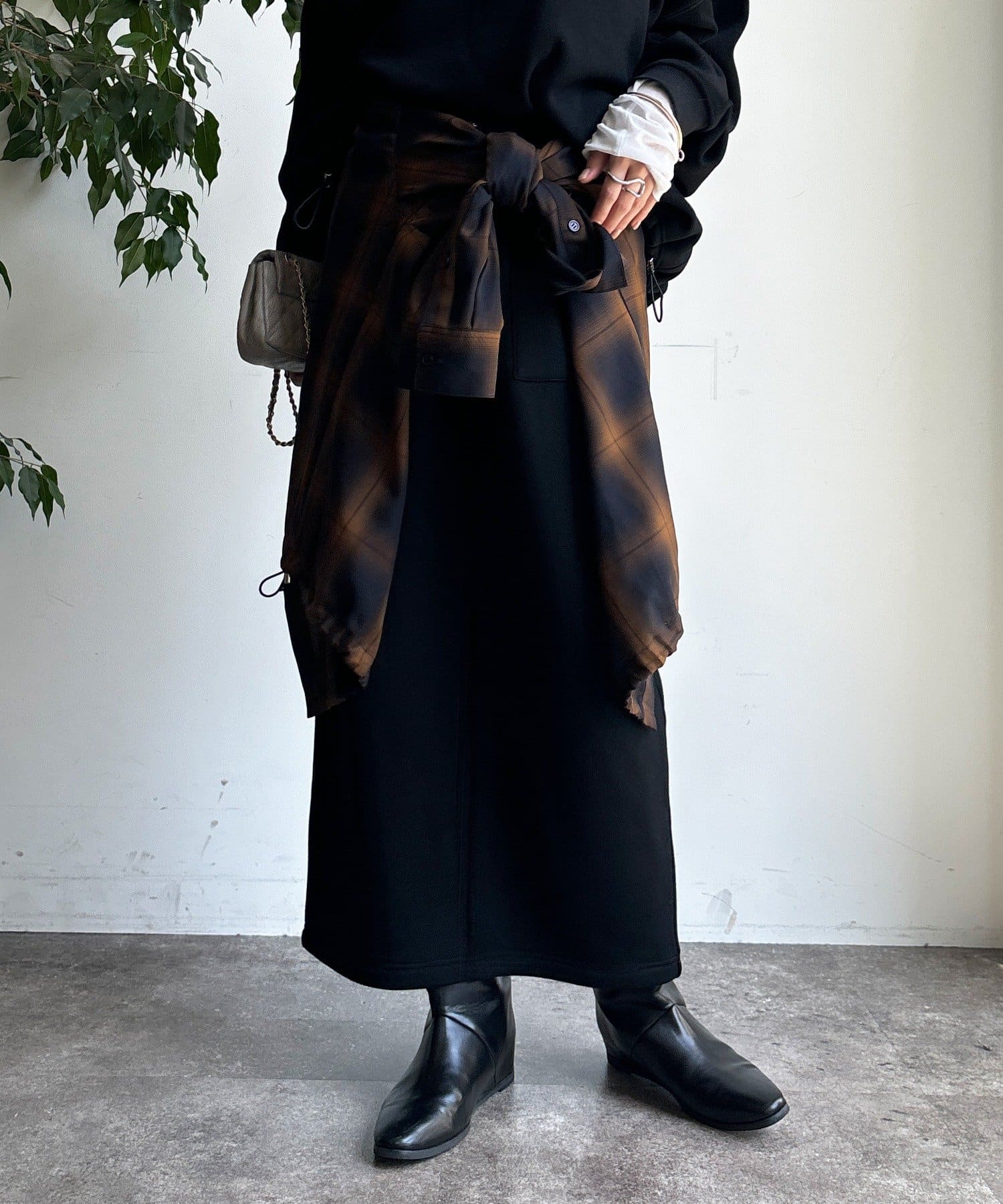 DOUDOU(ドゥドゥ) ボンバーヒートIラインスカート