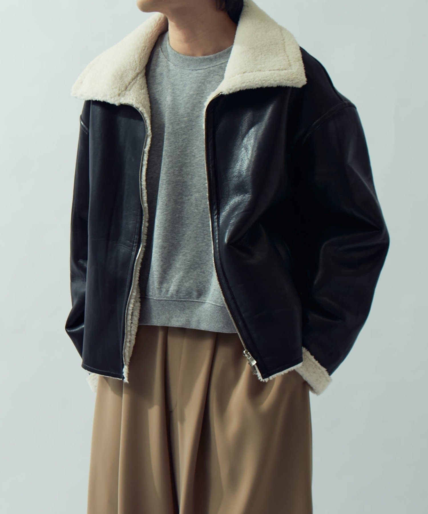 Lui's(ルイス) シンセテックムートンブルゾン