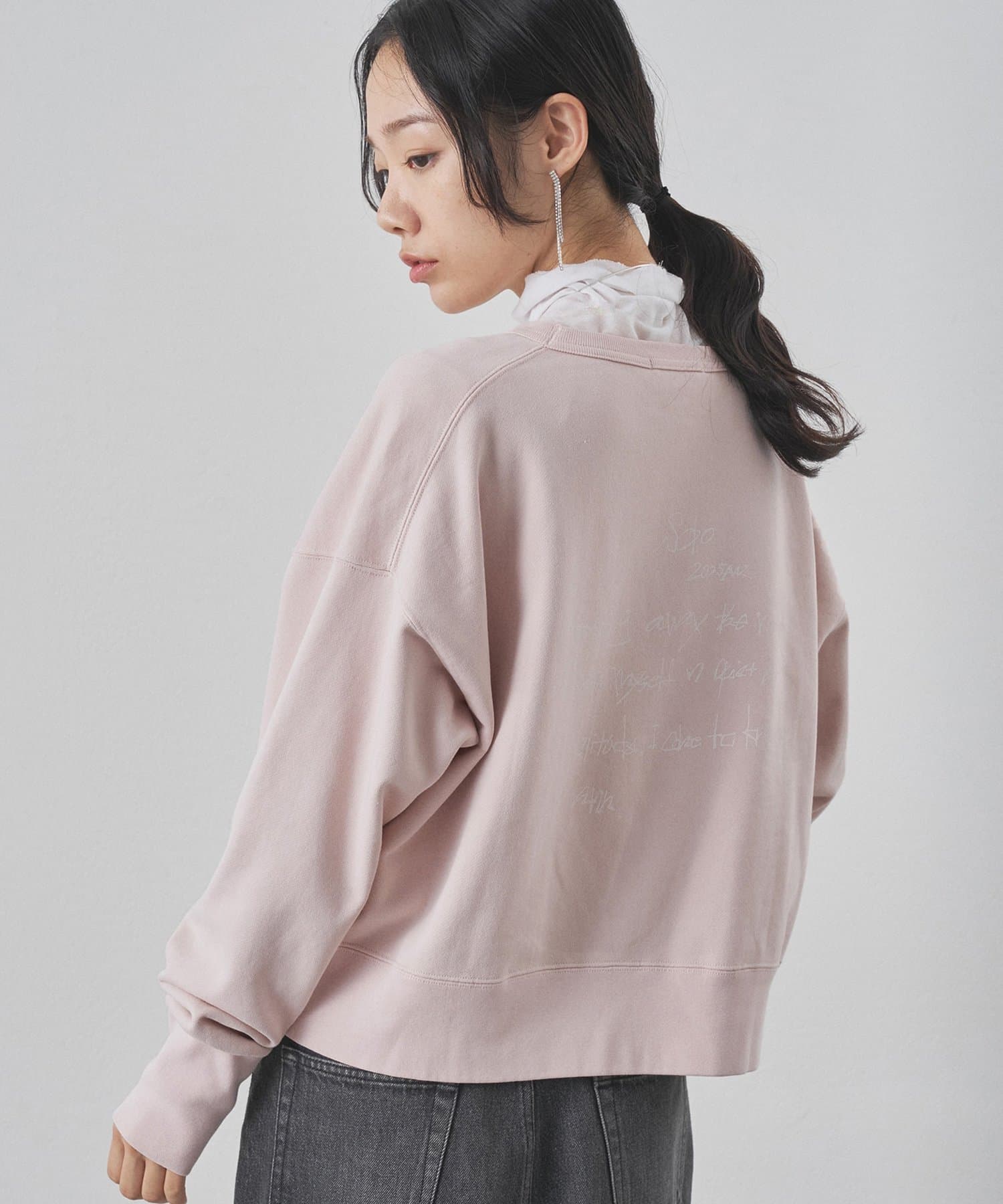 Whim Gazette(ウィム ガゼット) ヴィンテージロゴ裏毛