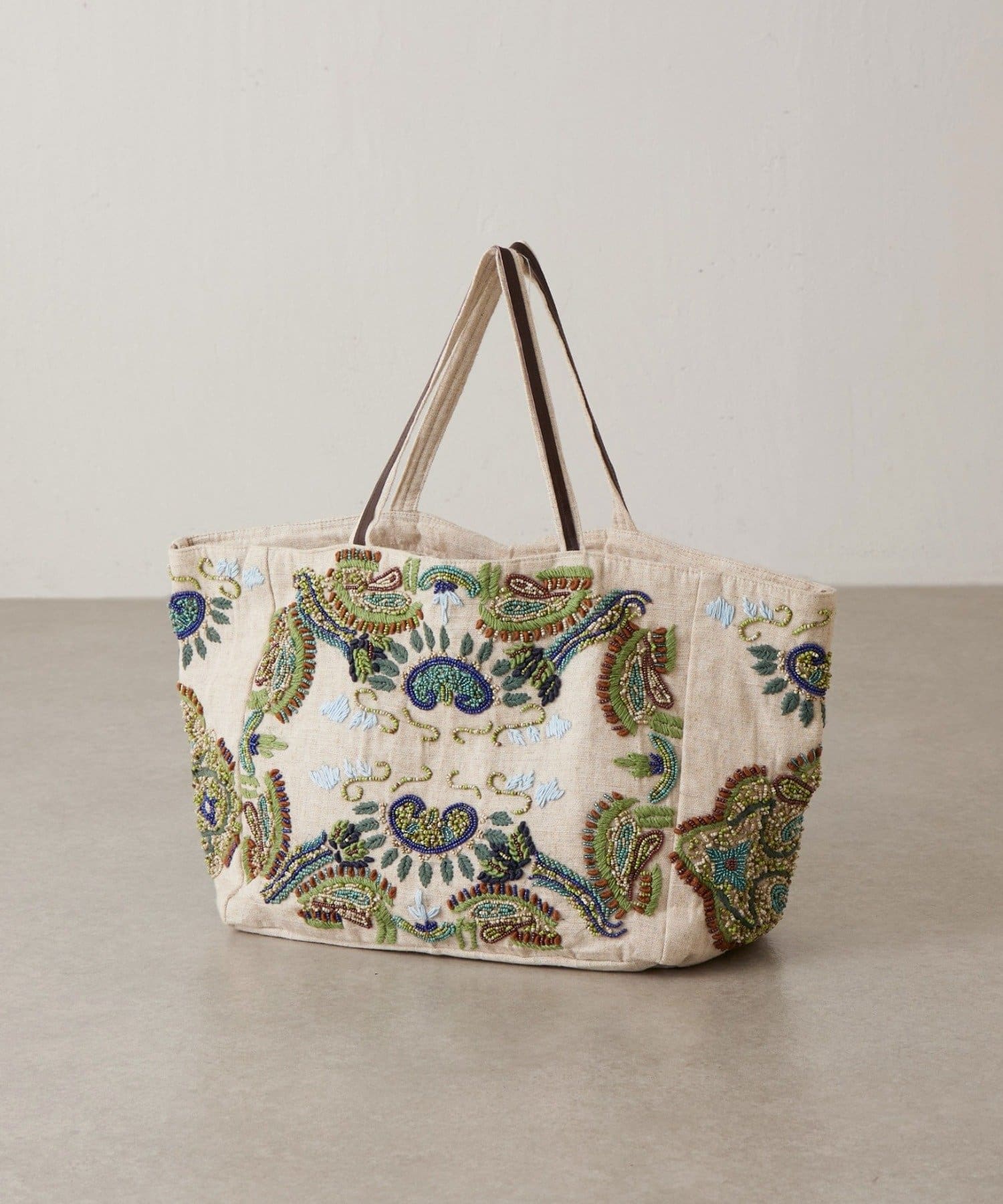 BEARDSLEY(ビアズリー) 《IMAYIN》ビーズ刺繍トートバッグ