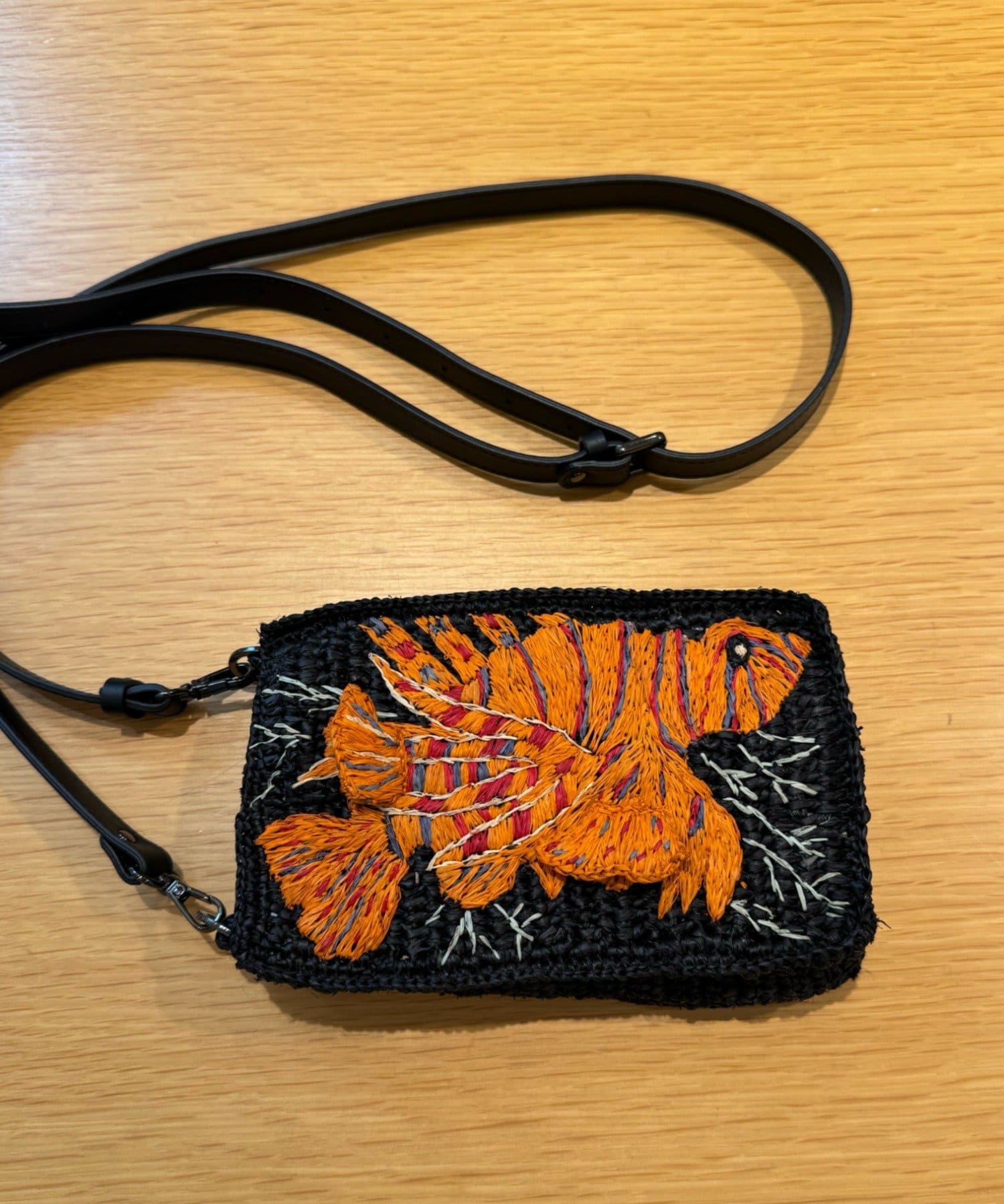 BEARDSLEY(ビアズリー) 《JAMIN PUECH》フィッシュ刺繍バッグ