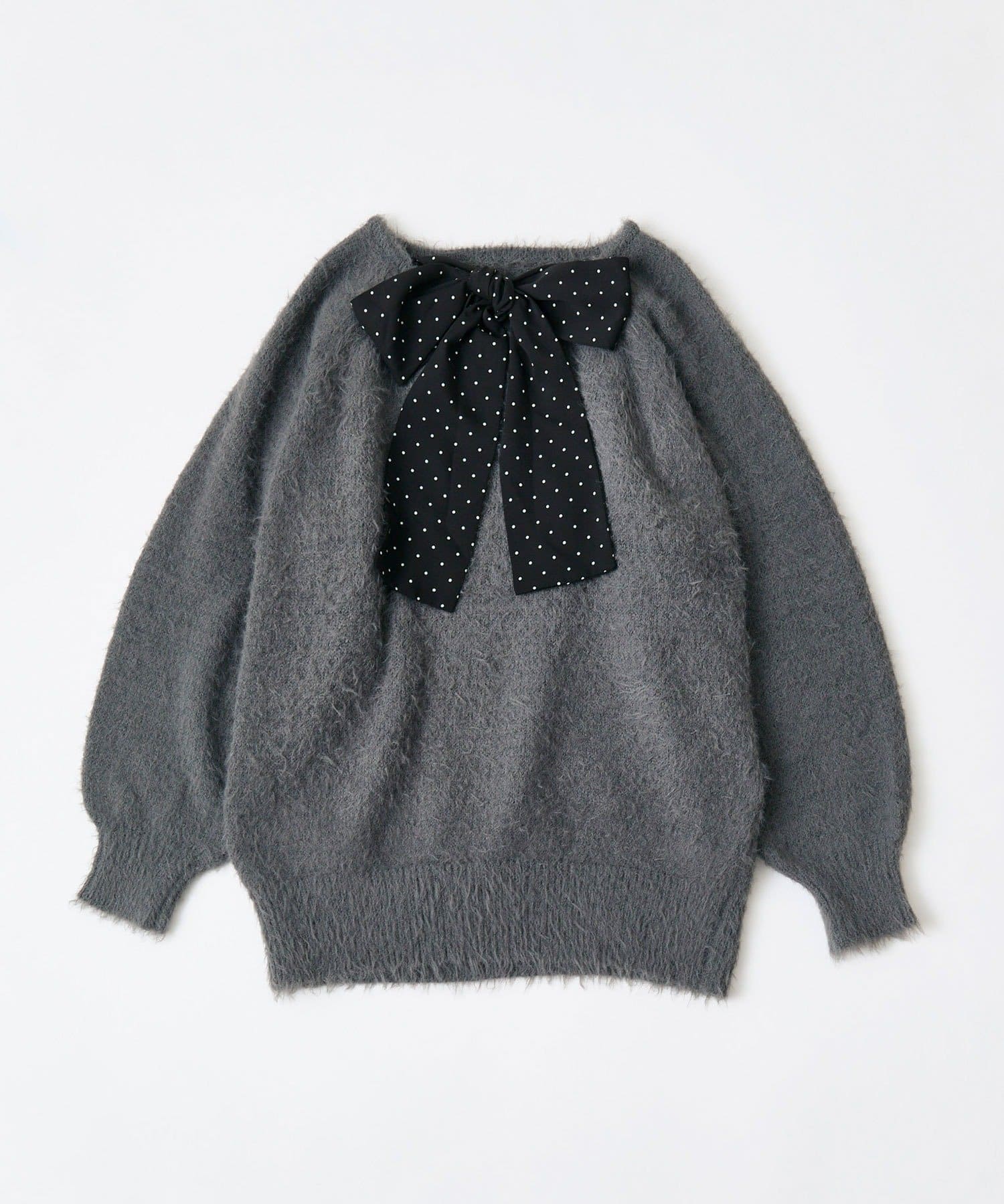 OLIVE des OLIVE(オリーブ デ オリーブ) 【7wayで着れる】melty ribbon knit onepiece