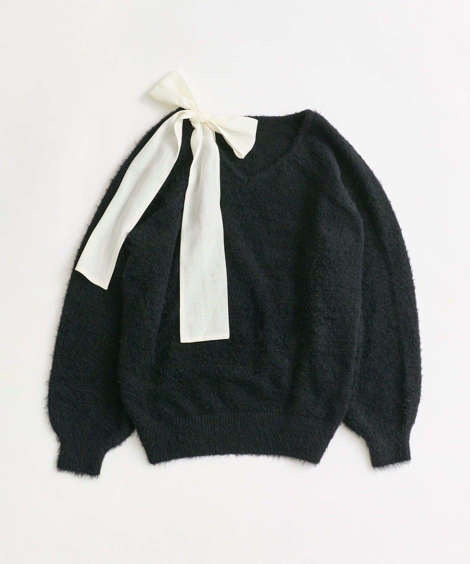 OLIVE des OLIVE(オリーブ デ オリーブ) 【7wayで着れる】melty ribbon knit onepiece