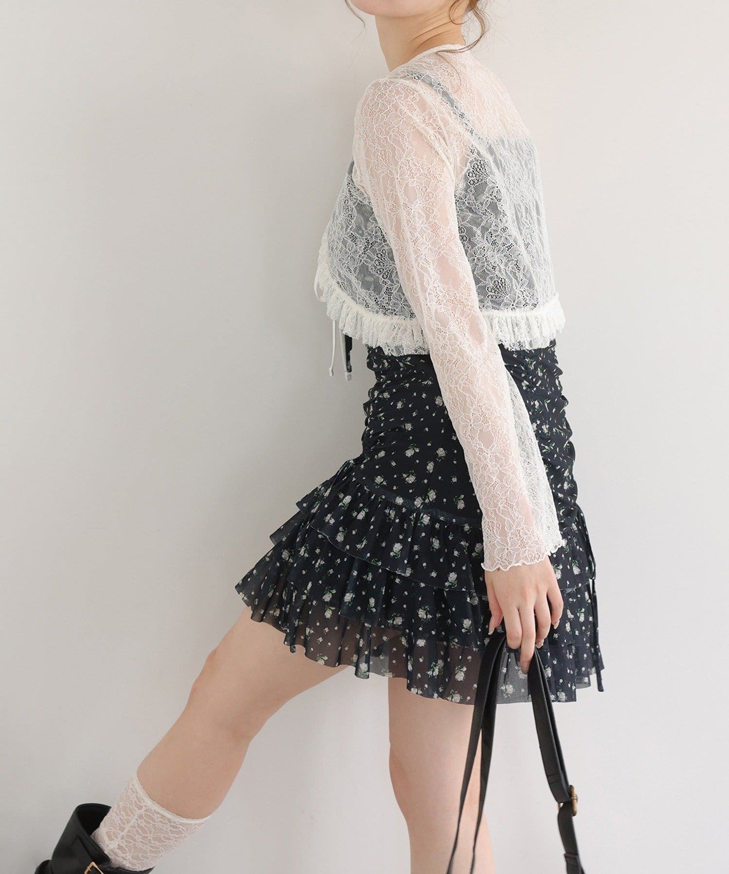 NICE CLAUP / OLIVE des OLIVE OUTLET(ナイスクラップ  / オリーブ デ オリーブ アウトレット) 【one after another】ドロストチュニック