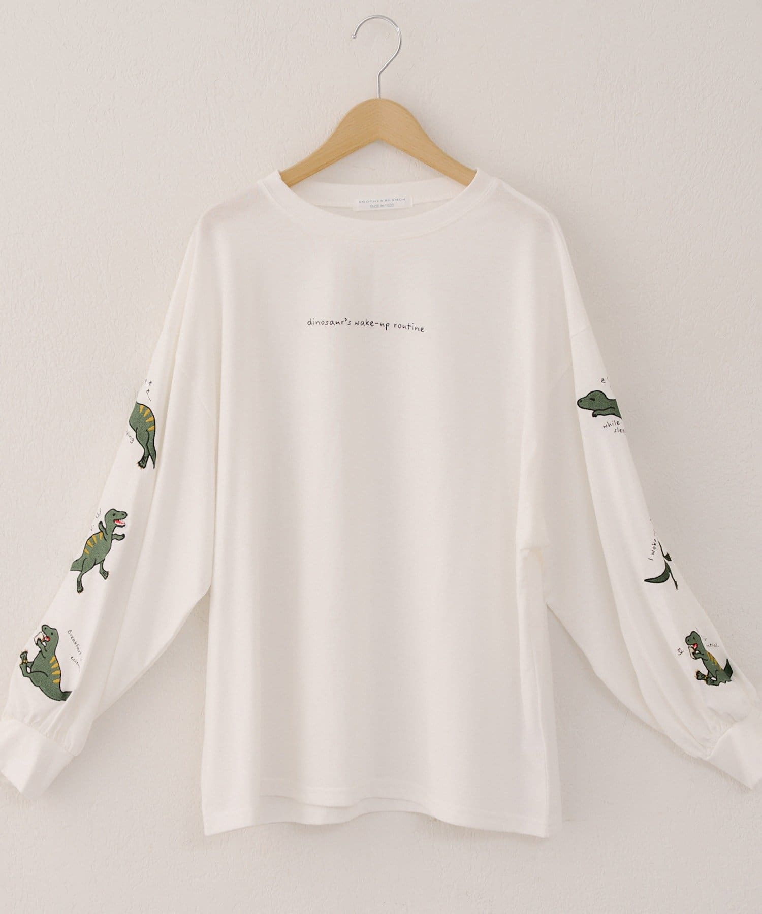 NICE CLAUP / OLIVE des OLIVE OUTLET(ナイスクラップ  / オリーブ デ オリーブ アウトレット) 【RMAF】袖刺繍ユルキャラロンT