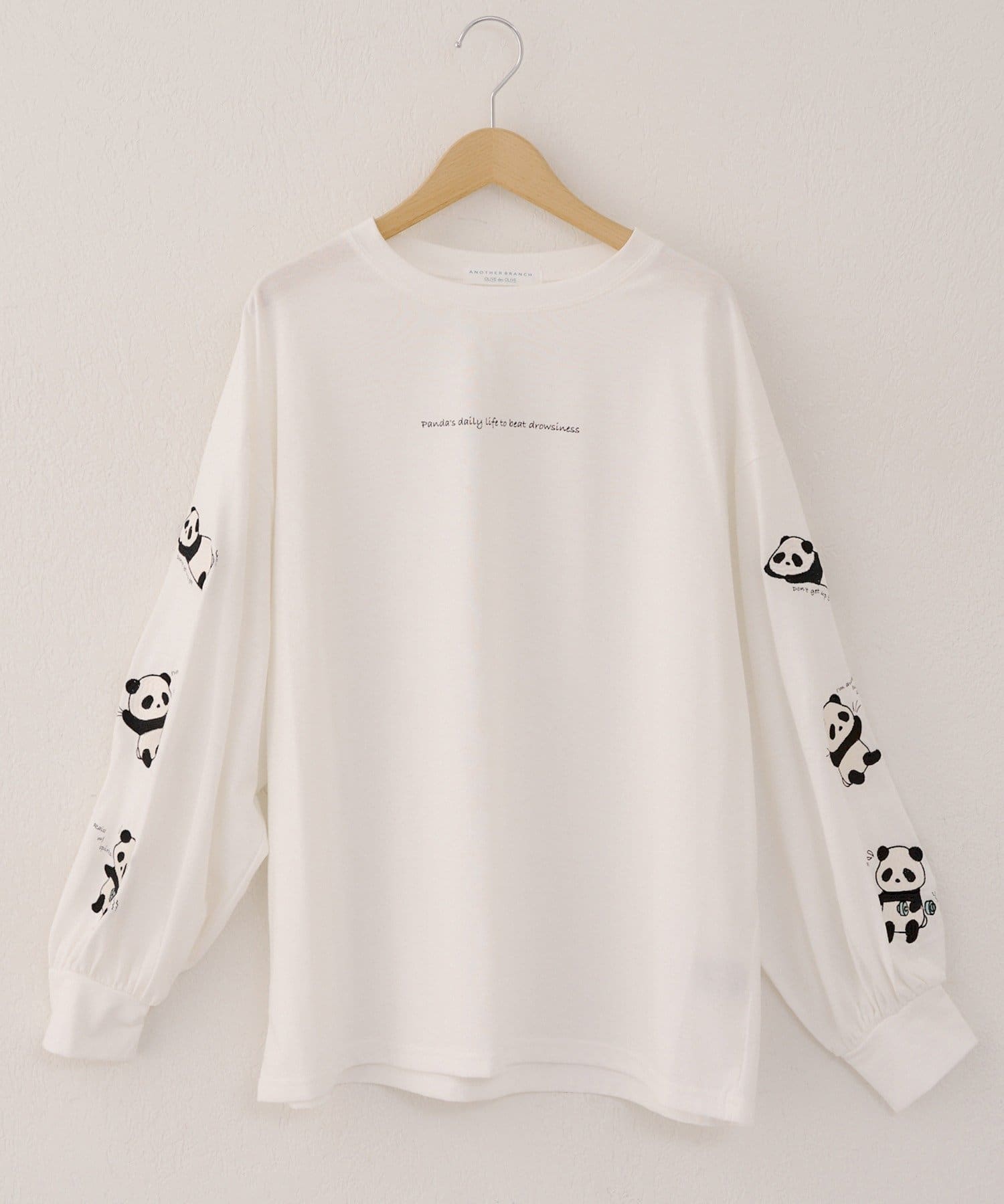 NICE CLAUP / OLIVE des OLIVE OUTLET(ナイスクラップ  / オリーブ デ オリーブ アウトレット) 【RMAF】袖刺繍ユルキャラロンT