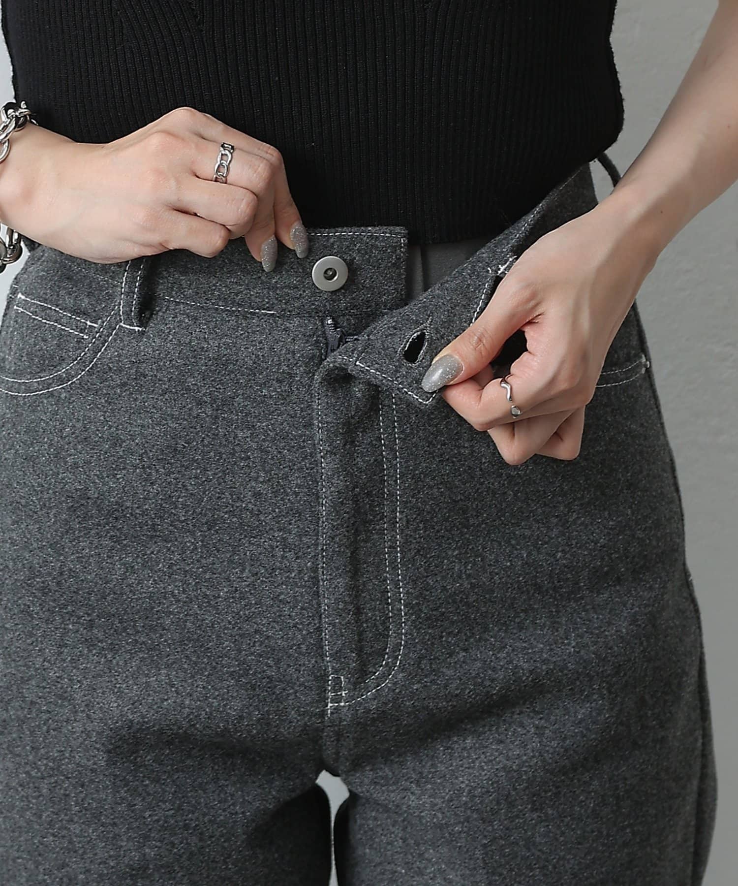 COLONY 2139(コロニー トゥーワンスリーナイン) ソフトメルトンパンツ