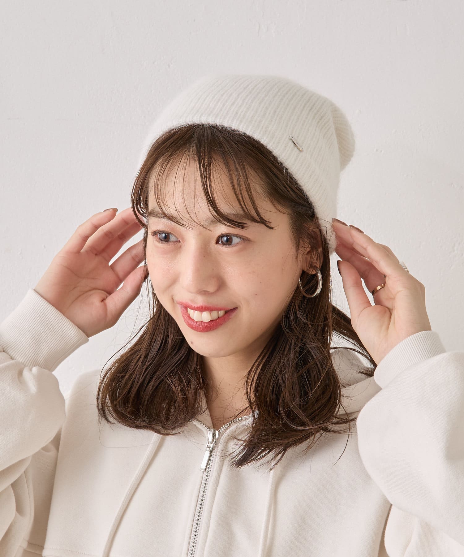 Chico】アンゴラニットビーニー | OUTLET(アウトレット)レディース