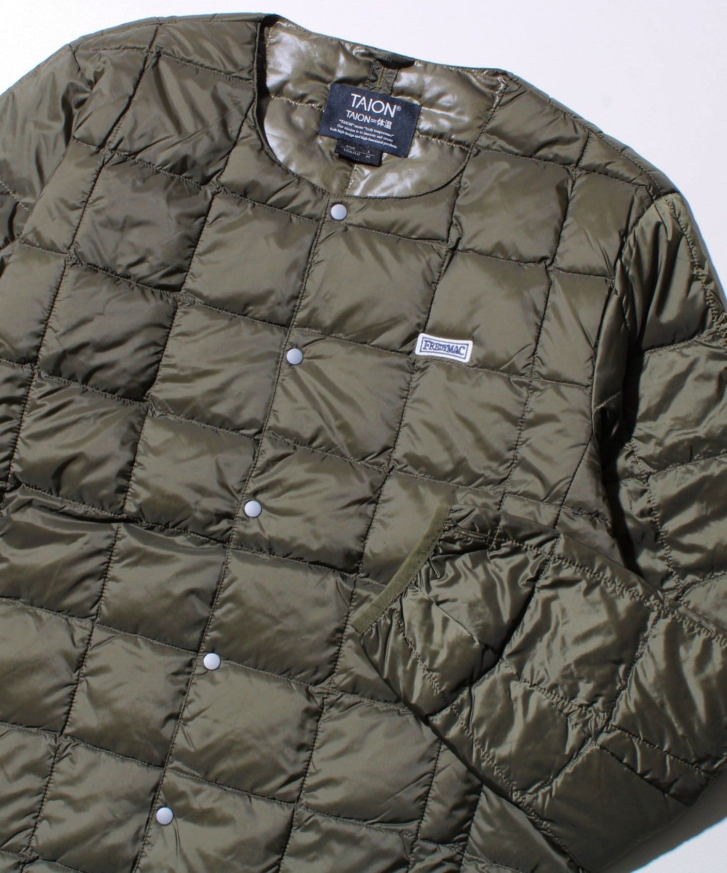 FREDY & GLOSTER(フレディ アンド グロスター) 【UNISEX/4サイズ/6色展開】FREDYMAC別注インナーダウンジャケット