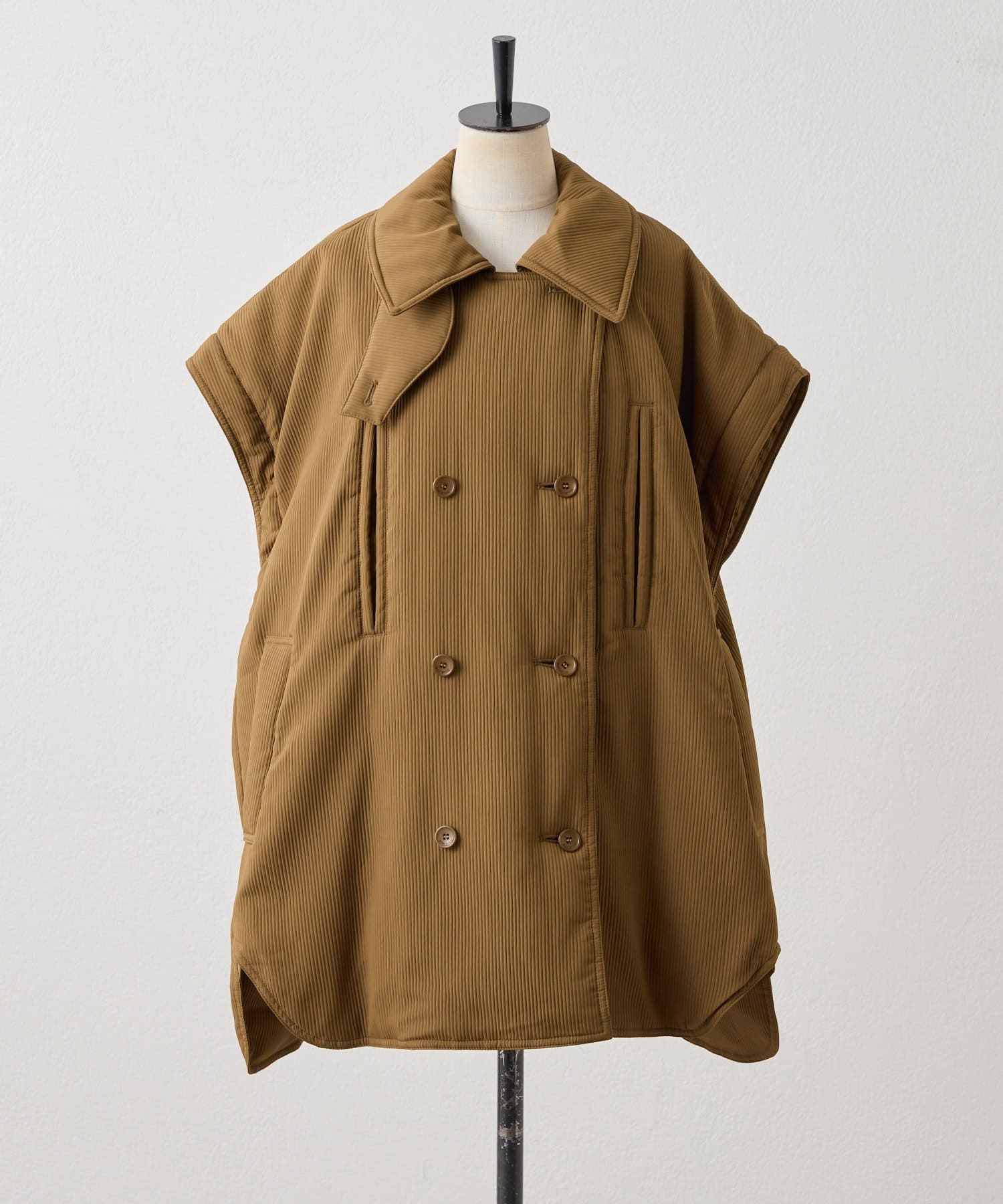 ear PAPILLONNER(イア パピヨネ) 《軽量/袖取り外し可の2WAY仕様》西川リサイクルダウンショート【SUM1 STYLE(スミスタイル)】