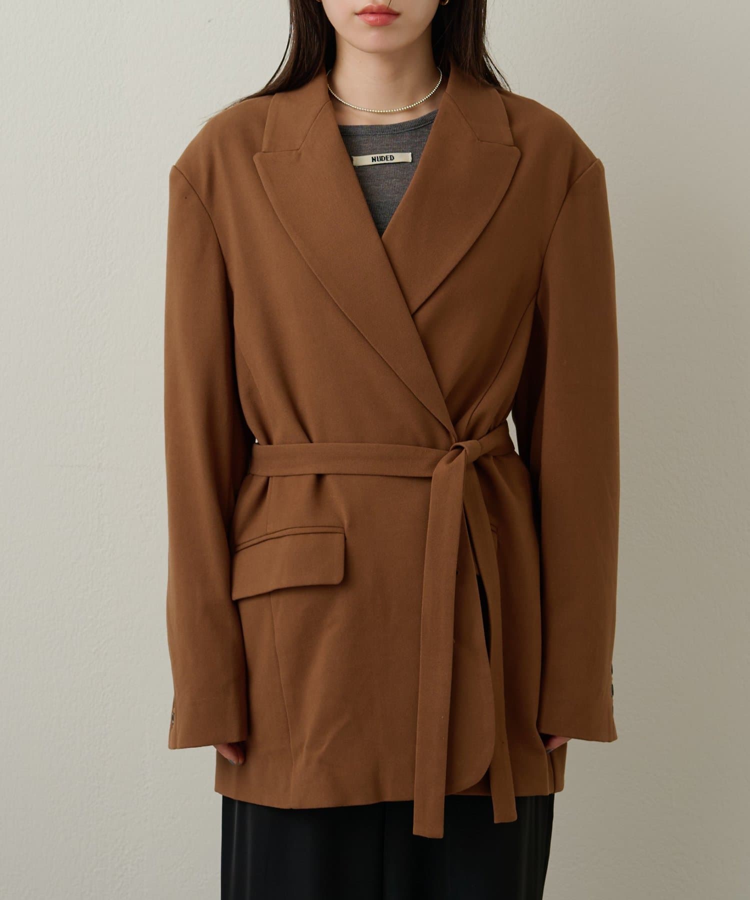 Omekashi(オメカシ) ベルト付きテーラードJK