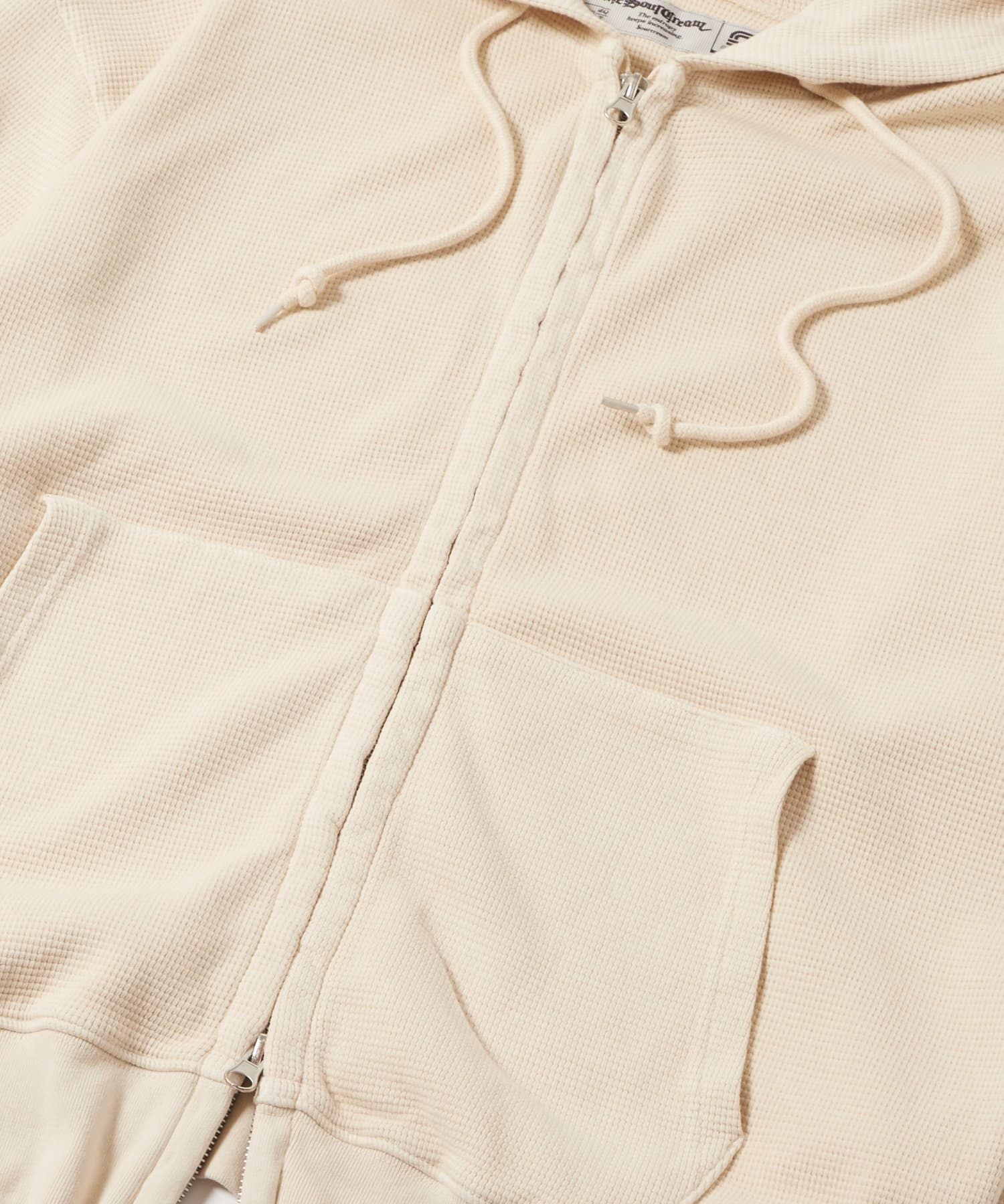 Sourcream ワッフルFADEジップパーカー | WHO'S WHO gallery