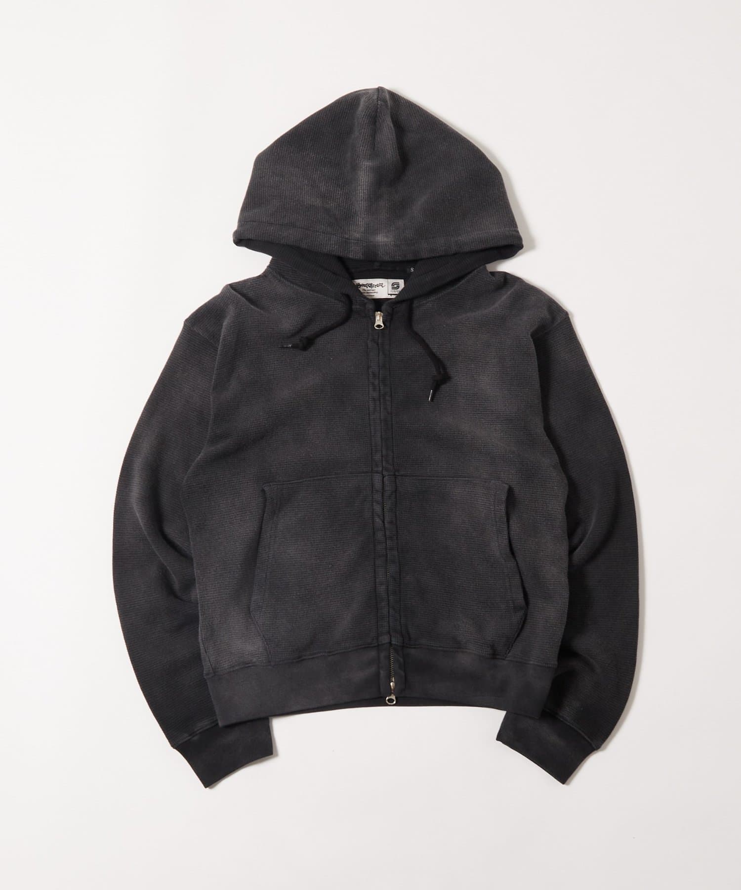 WHO’S WHO gallery(フーズフーギャラリー) Sourcream ワッフルFADEジップパーカー