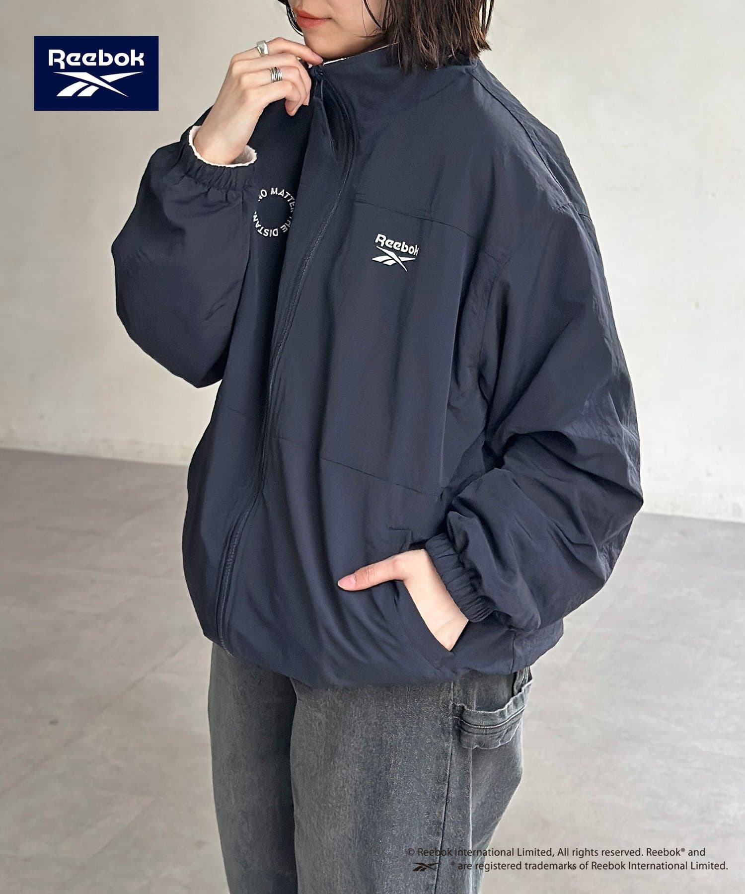 CPCM(シーピーシーエム) 【Reebok】リバーシブルブルゾン