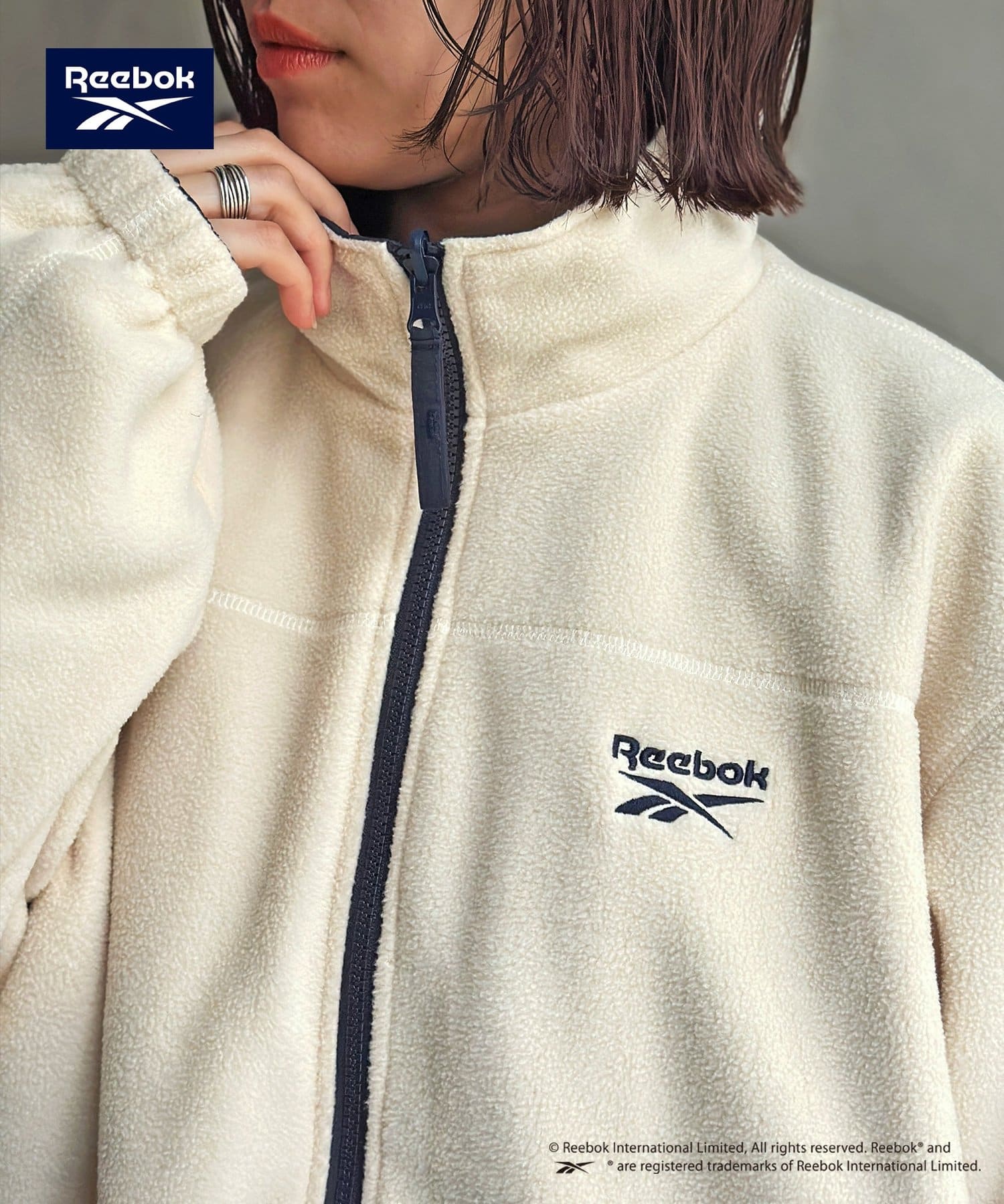 CPCM(シーピーシーエム) 【Reebok】リバーシブルブルゾン