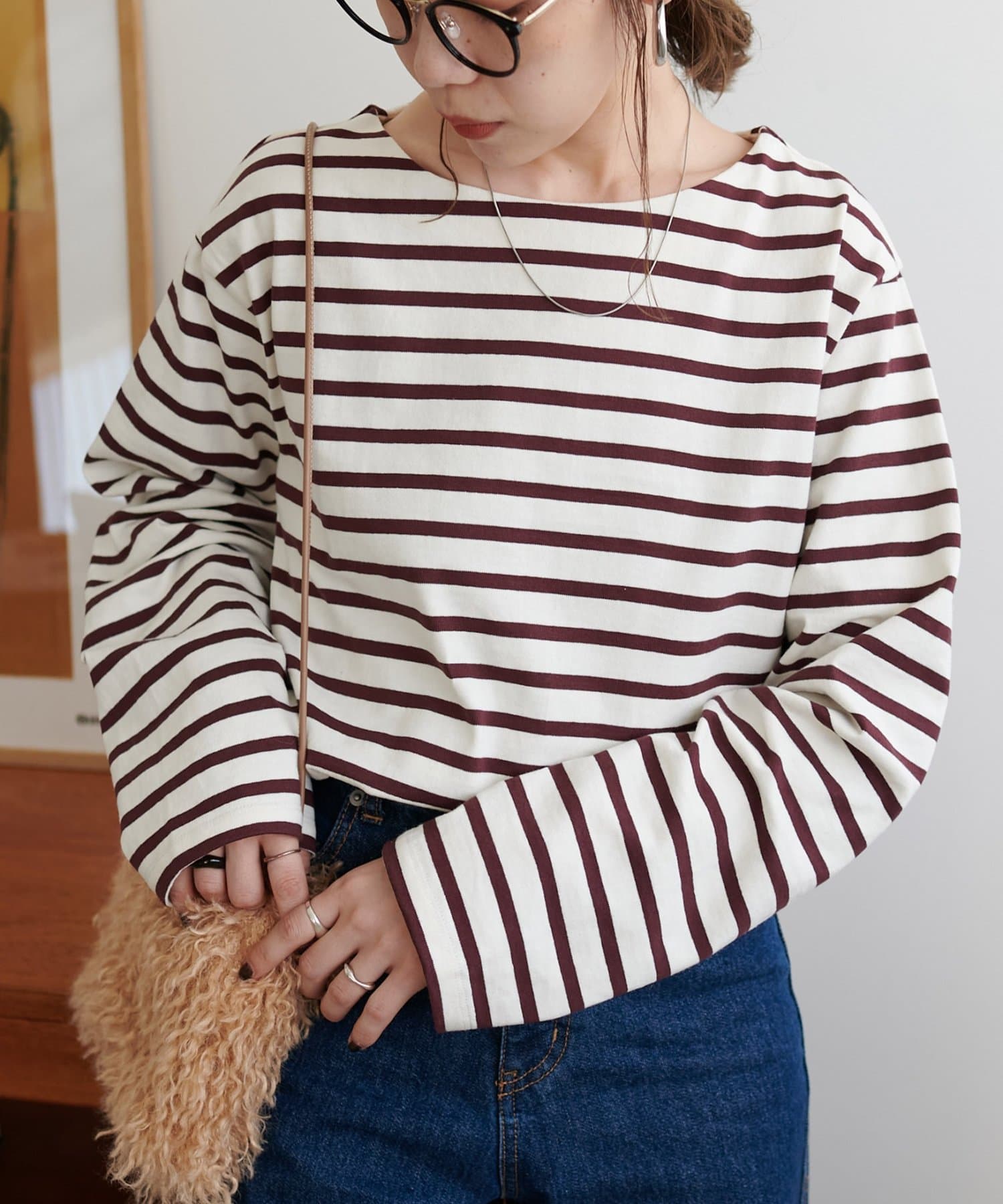 DISCOAT(ディスコート) 【WEB限定】バスクボーダーロングスリーブ