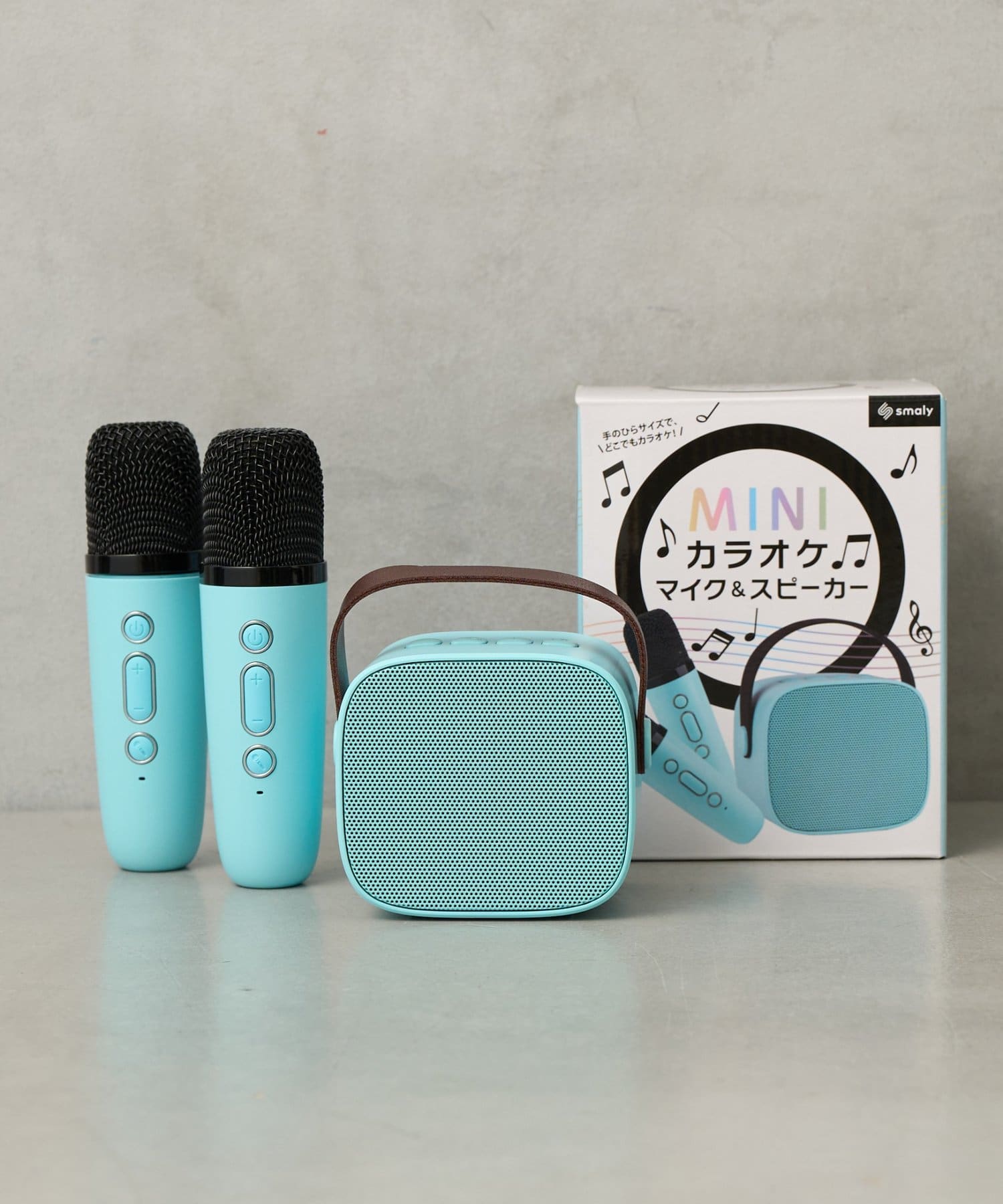 BIRTHDAY BAR(バースデイバー) MINIカラオケマイク&スピーカー マイク2本セット