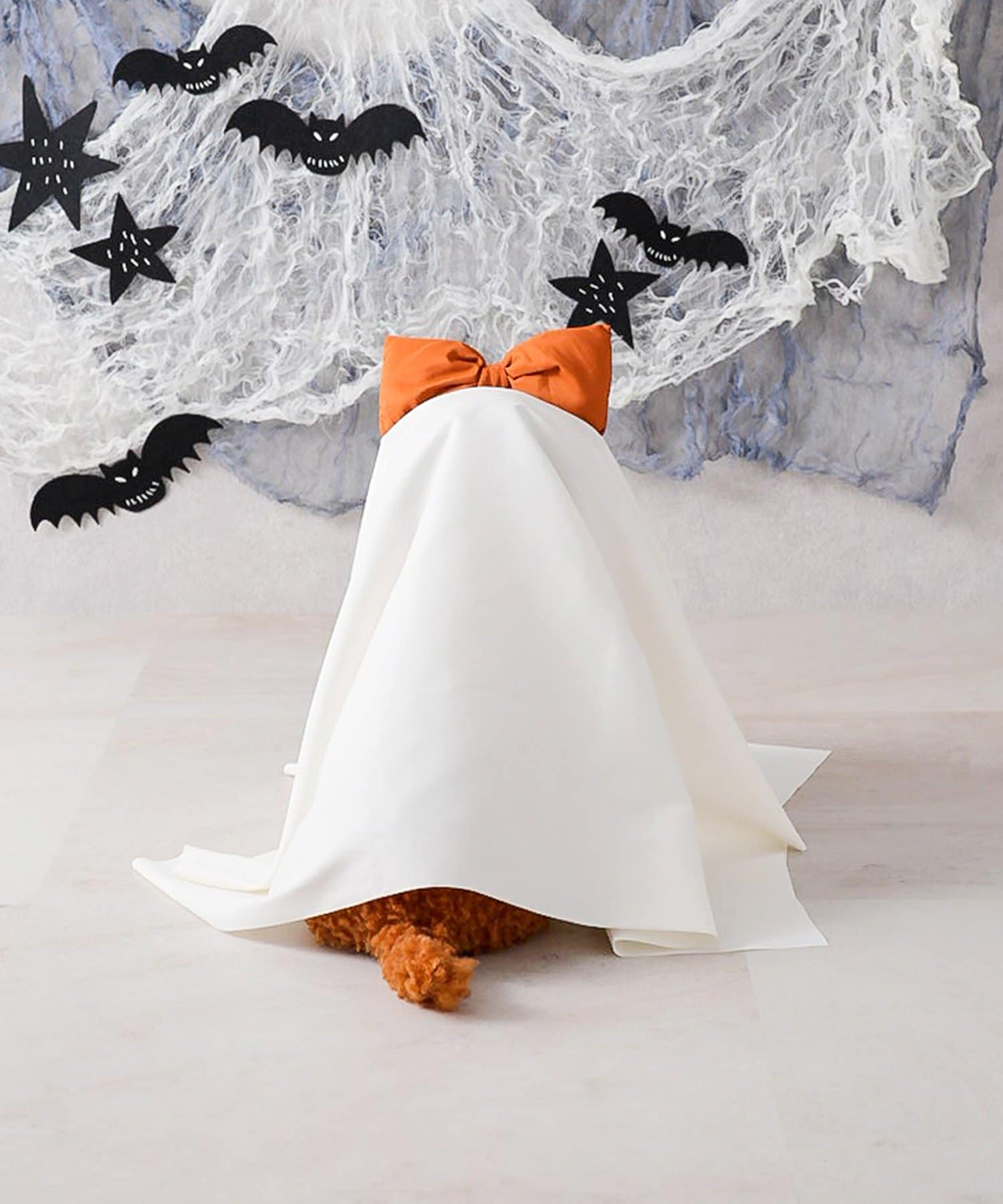 リボン付きお化け布：S（80×75cm）／ハロウィン | 3COINS(スリー