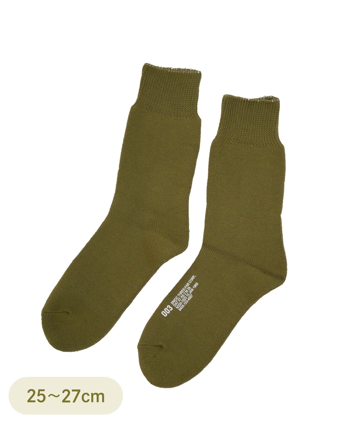 3COINS(スリーコインズ) MIL ARCHIVES SOCKS／MENS