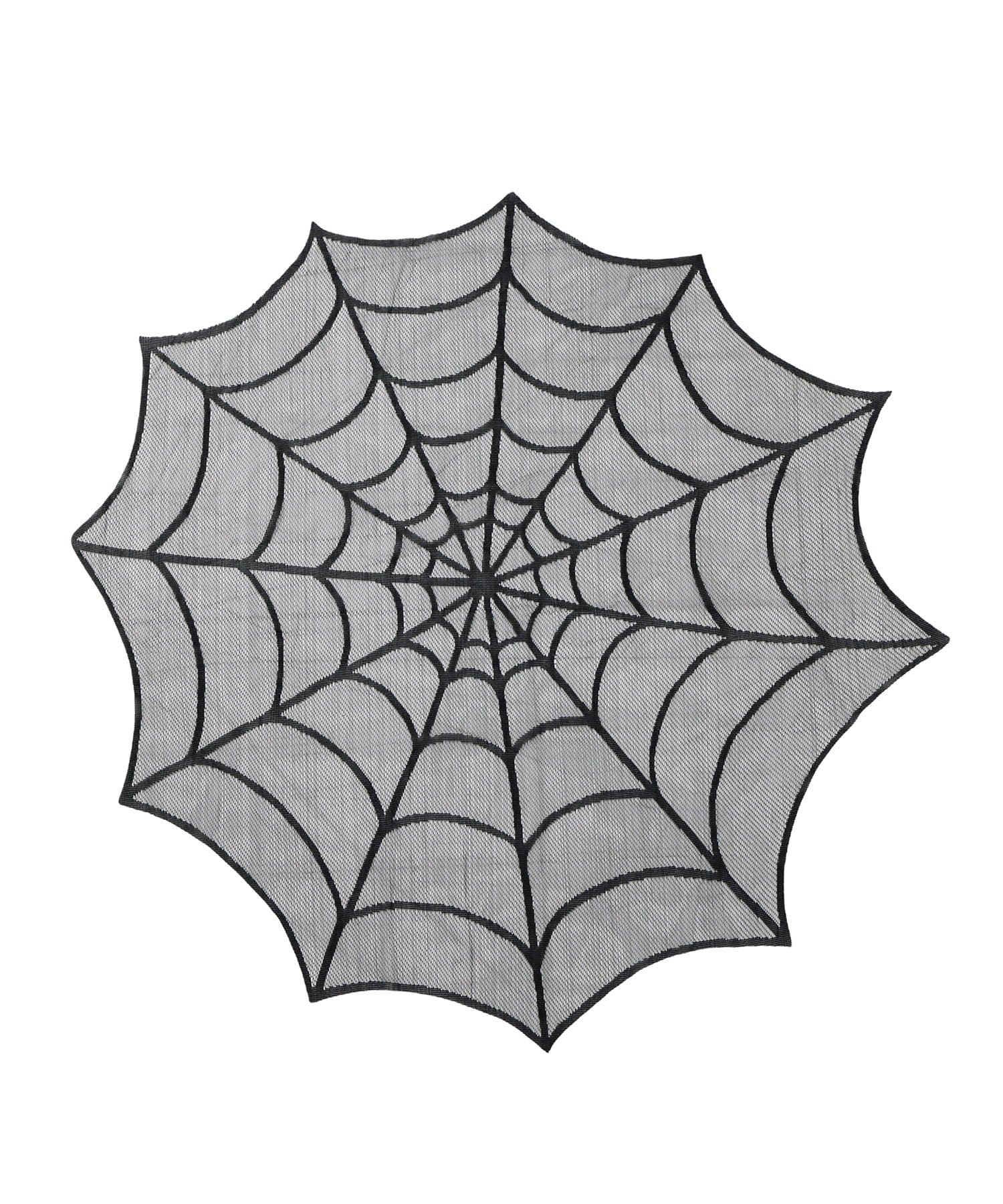 3COINS(スリーコインズ) 蜘蛛の巣テーブルクロス：110cm／ハロウィン