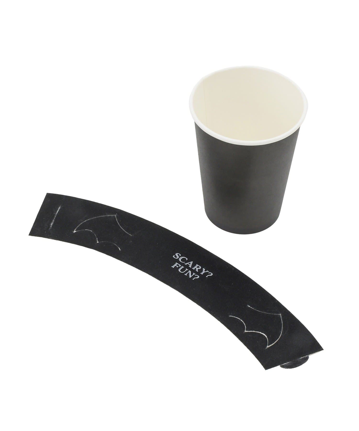 3COINS(スリーコインズ) スリーブ付きペーパーカップ：420ml／ハロウィン