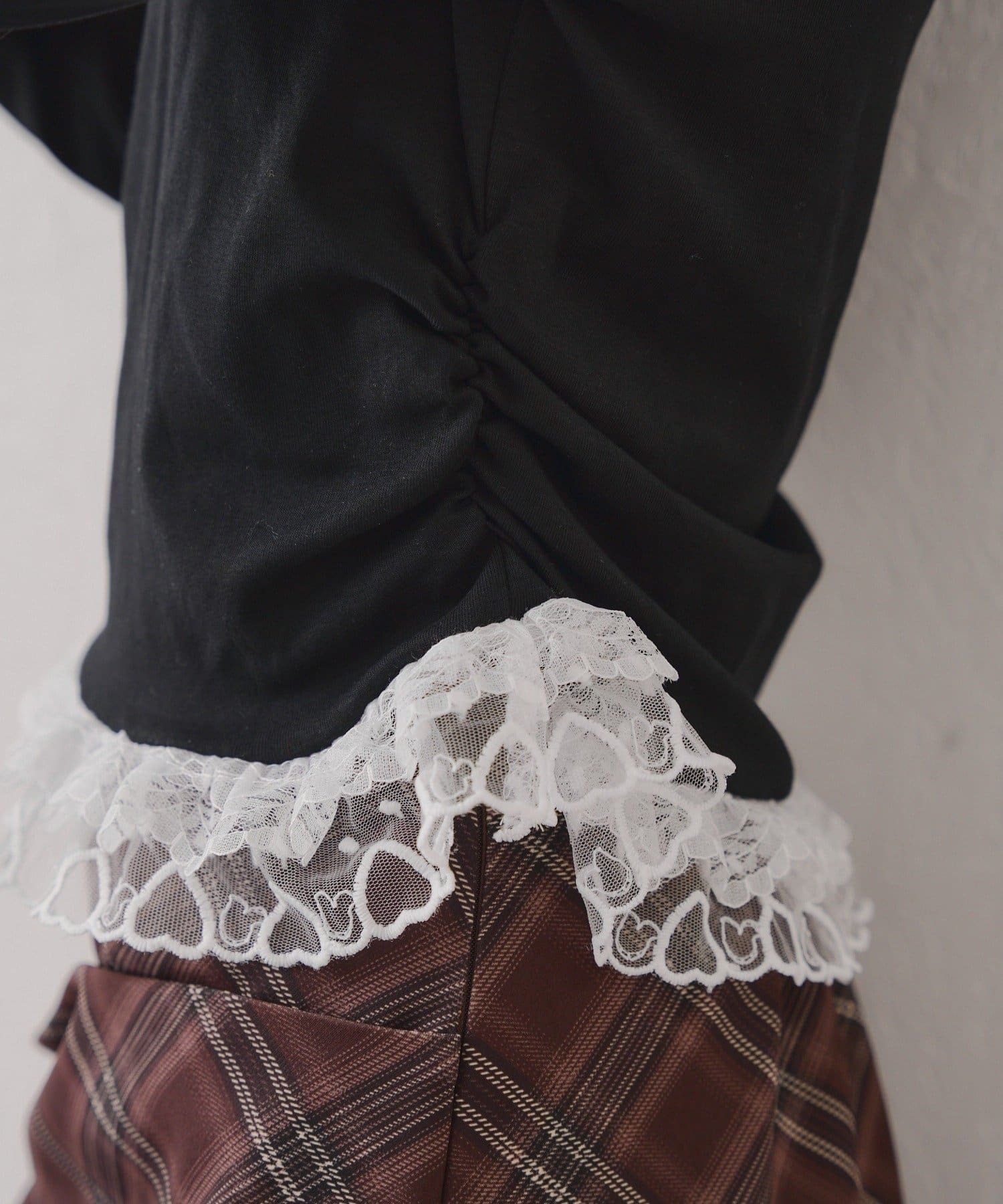 NICE CLAUP / OLIVE des OLIVE OUTLET(ナイスクラップ  / オリーブ デ オリーブ アウトレット) 【RMAF】レースホルターTOPS