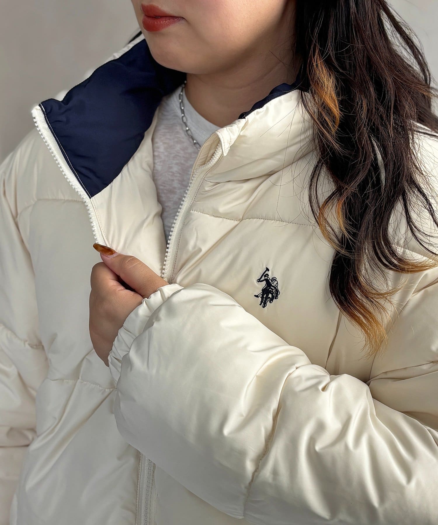 CPCM(シーピーシーエム) 【U.S. POLO ASSN.】撥水中綿ジャケット