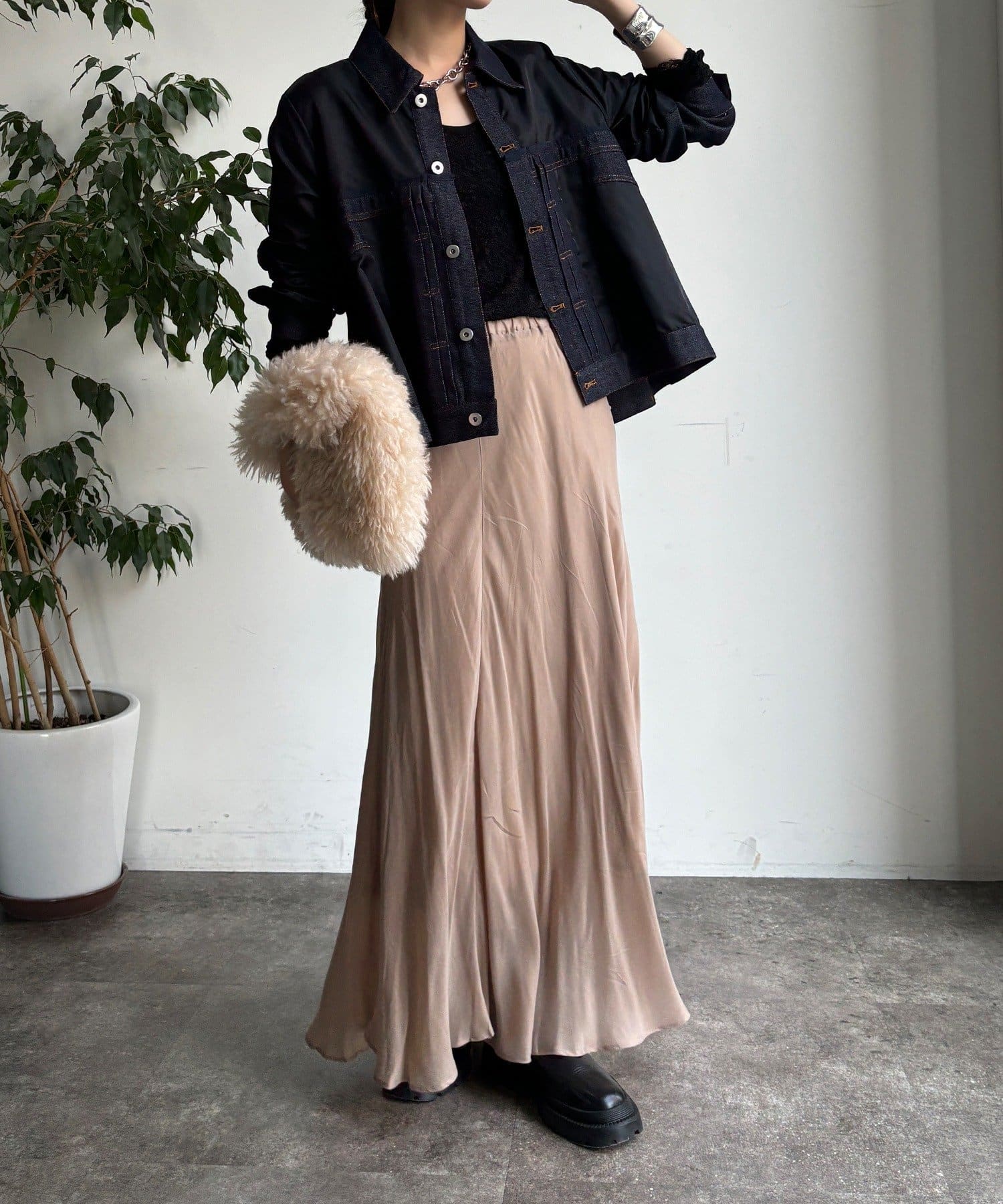 【DOUDOU】異素材切替ブルゾン AW 異素材切替ブルゾン | DOUDOU(ドゥドゥ)レディース | PAL