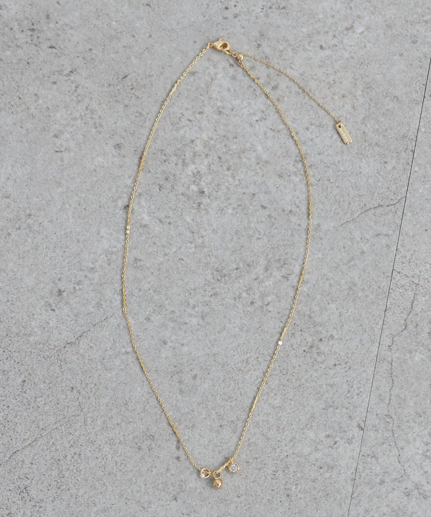 DISCOAT(ディスコート) 【GOLDY】マルチプチチャームネックレス