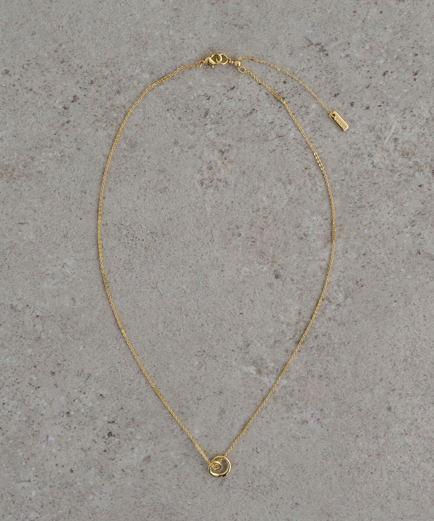 DISCOAT(ディスコート) 【GOLDY】カーリーチャームネックレス