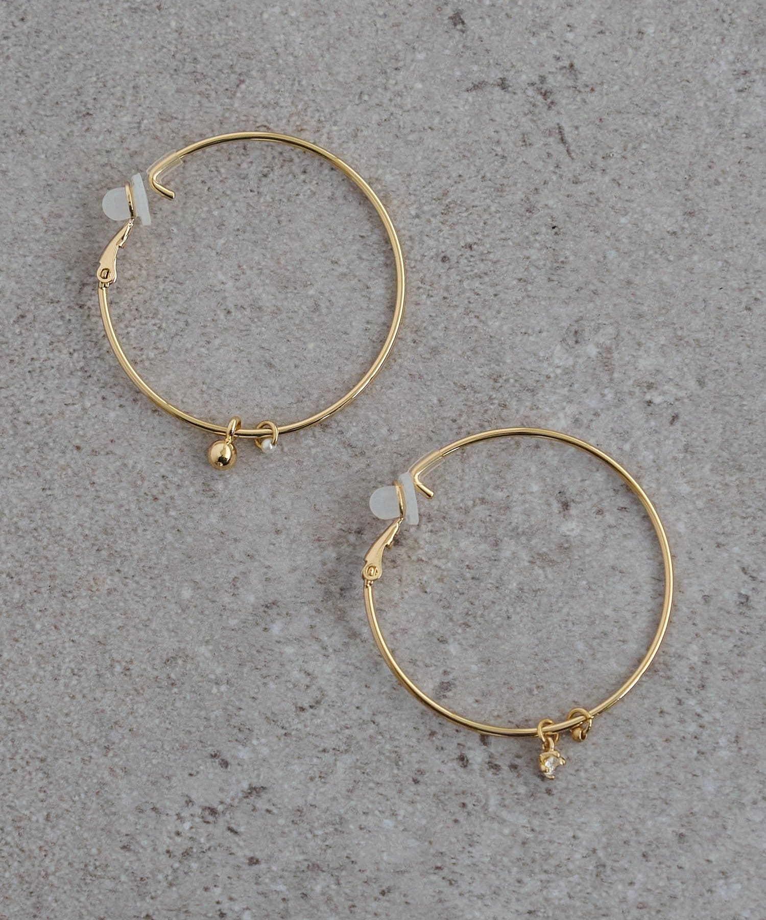 DISCOAT(ディスコート) 【GOLDY】マルチプチチャームフープイヤリング