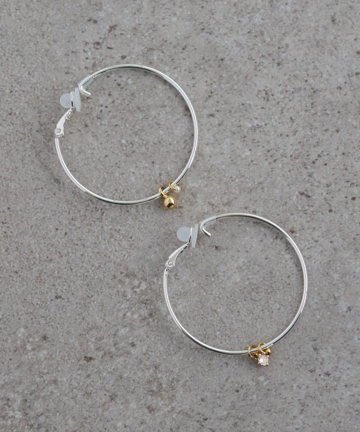 DISCOAT(ディスコート) 【GOLDY】マルチプチチャームフープイヤリング