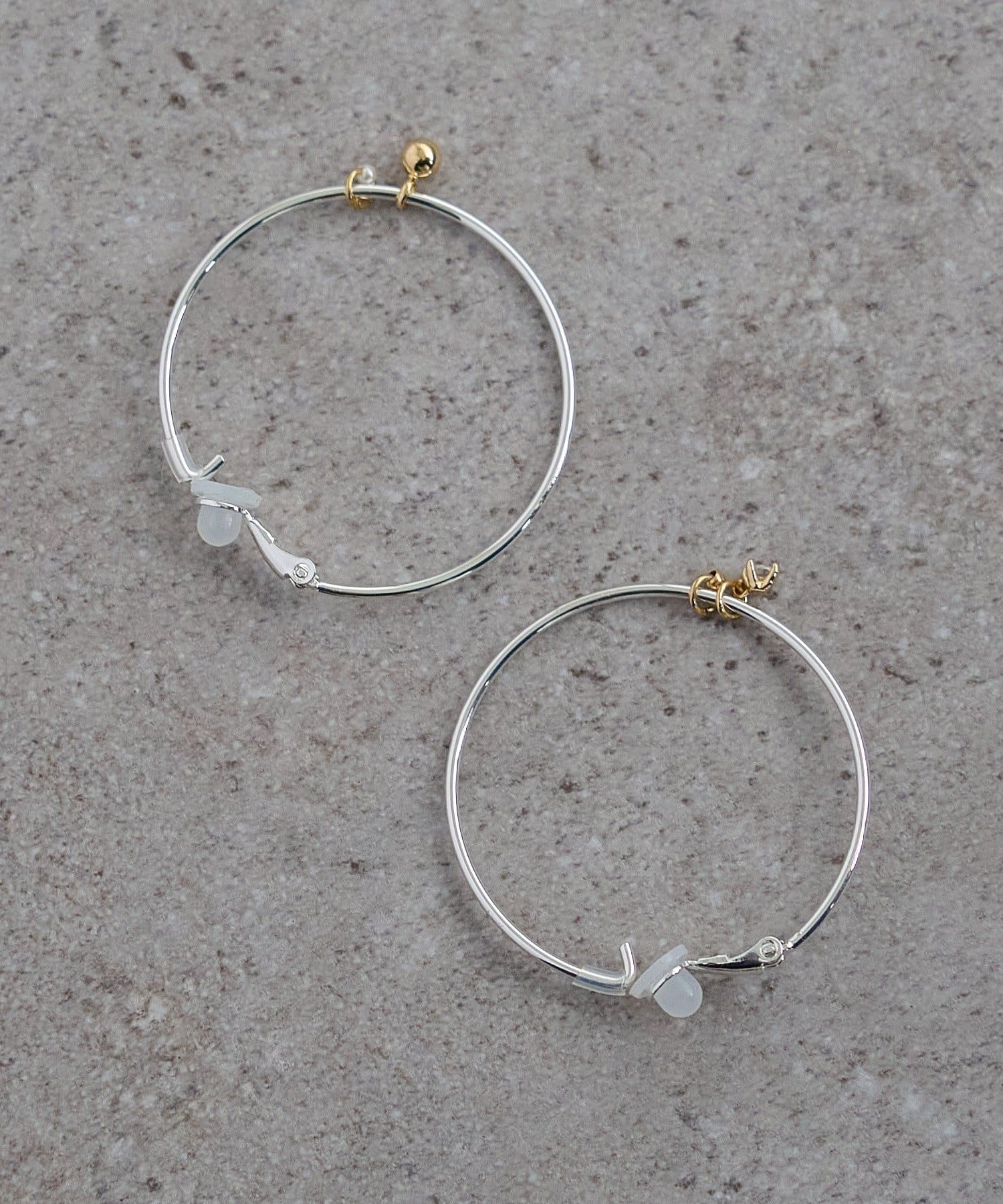 DISCOAT(ディスコート) 【GOLDY】マルチプチチャームフープイヤリング