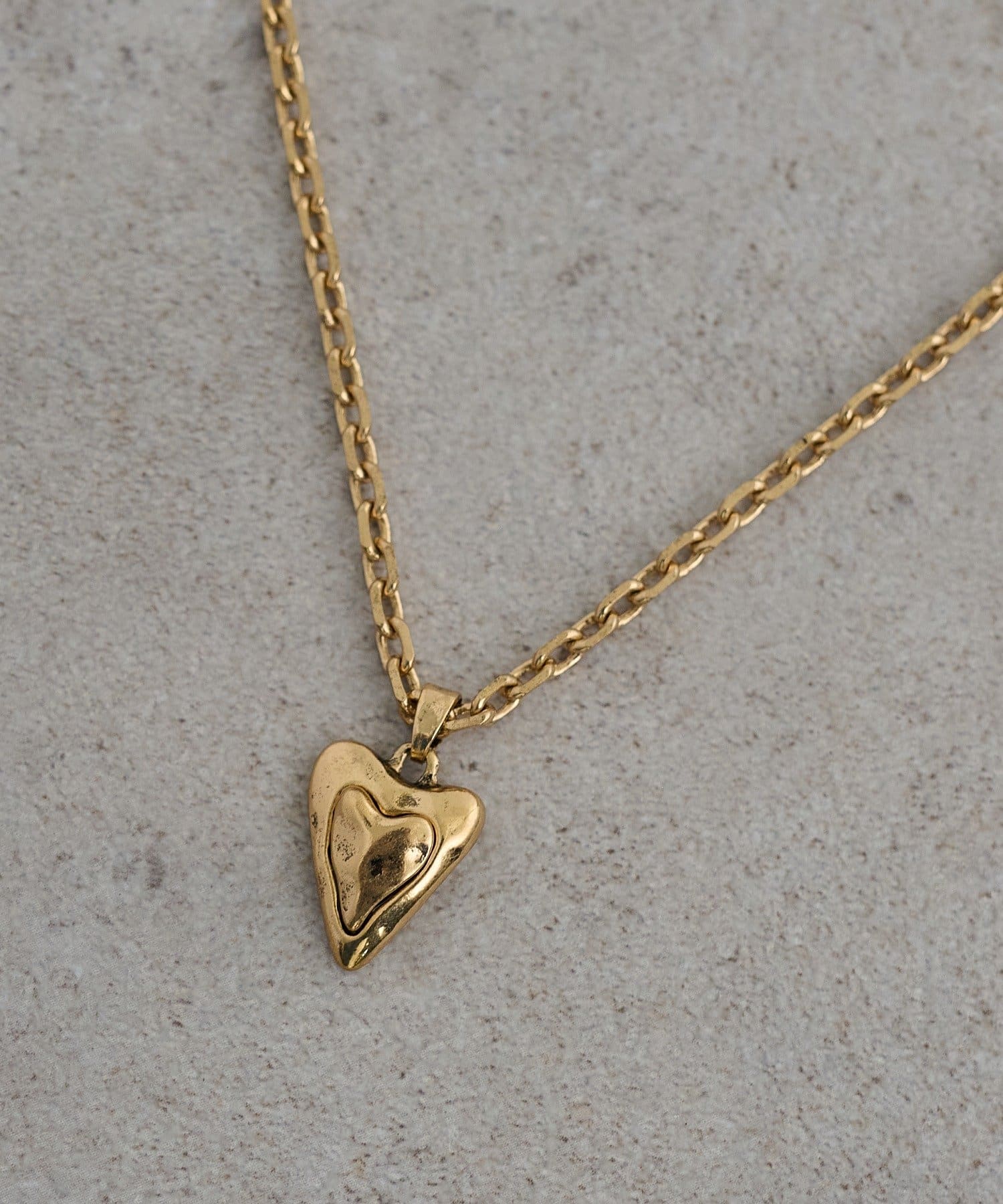 GOLDY】ヴィンテージライクハートネックレス | DISCOAT(ディスコート