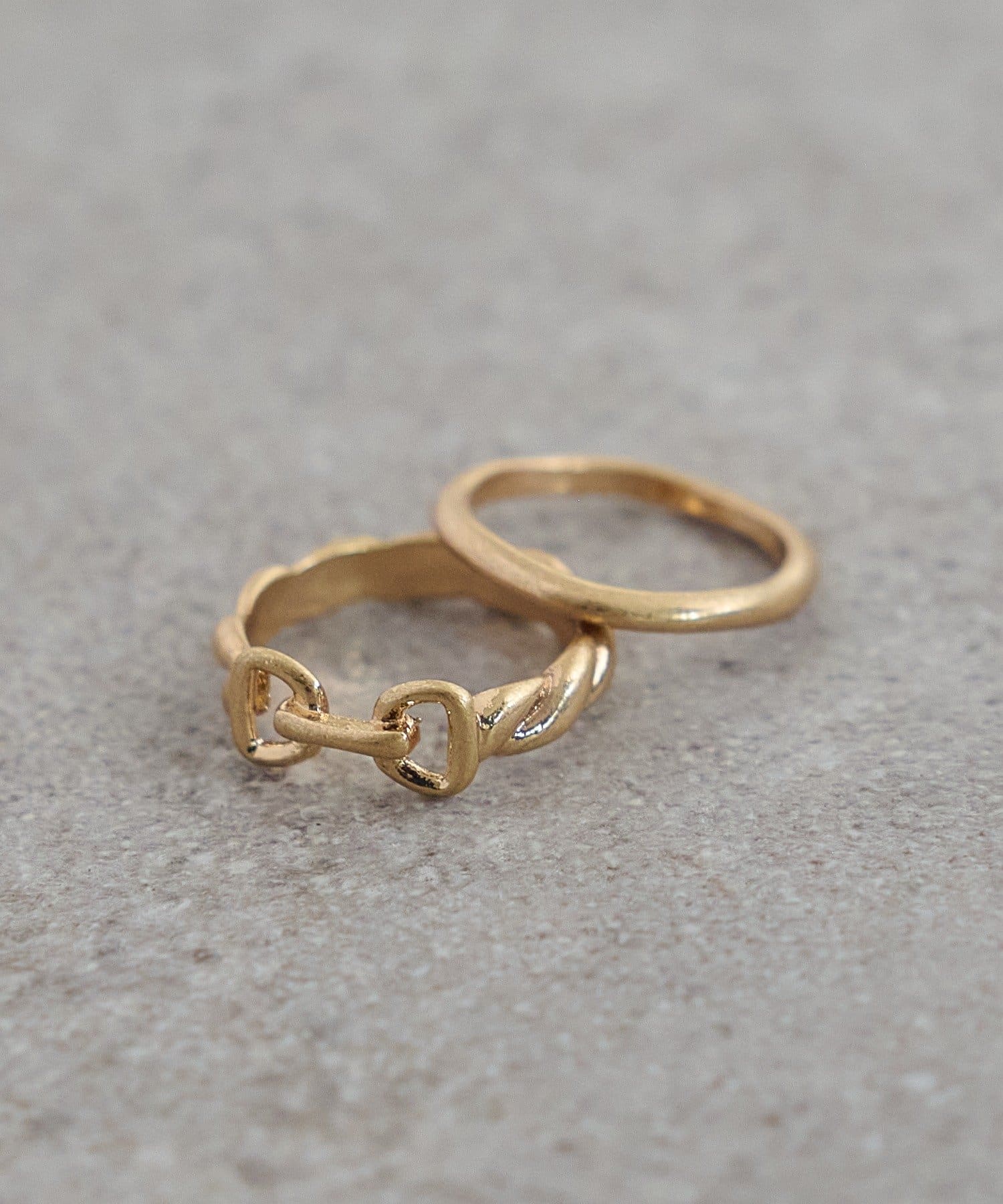 DISCOAT(ディスコート) 【GOLDY】ビット×シンプルSETリング