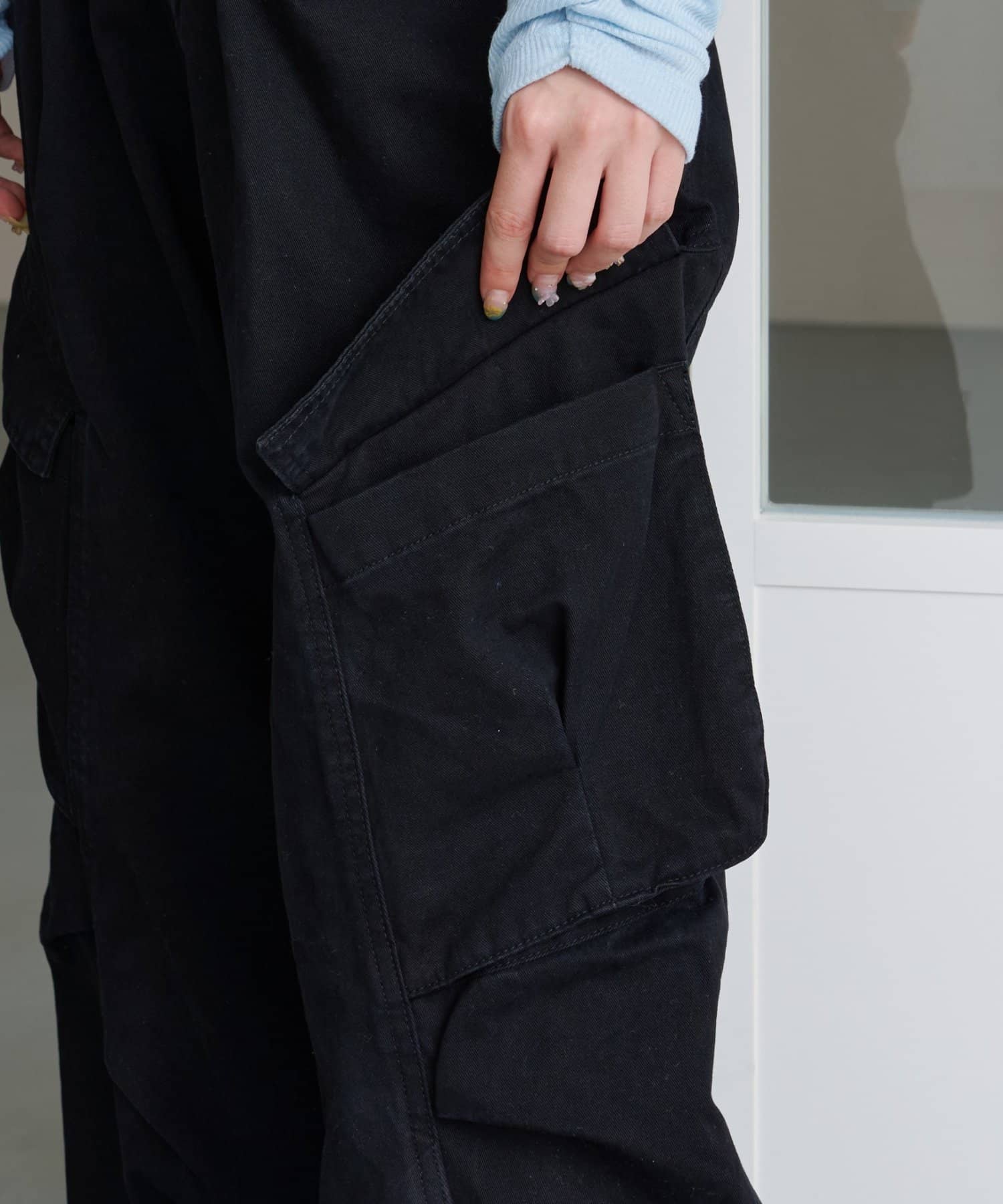 Kastane(カスタネ) 【2サイズ展開/低身長サイズ】ダックカーゴパンツ