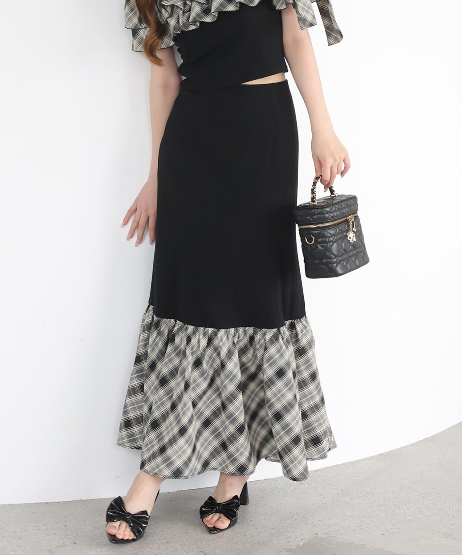 NICE CLAUP / OLIVE des OLIVE OUTLET(ナイスクラップ  / オリーブ デ オリーブ アウトレット) 【one after another】ロングスカート