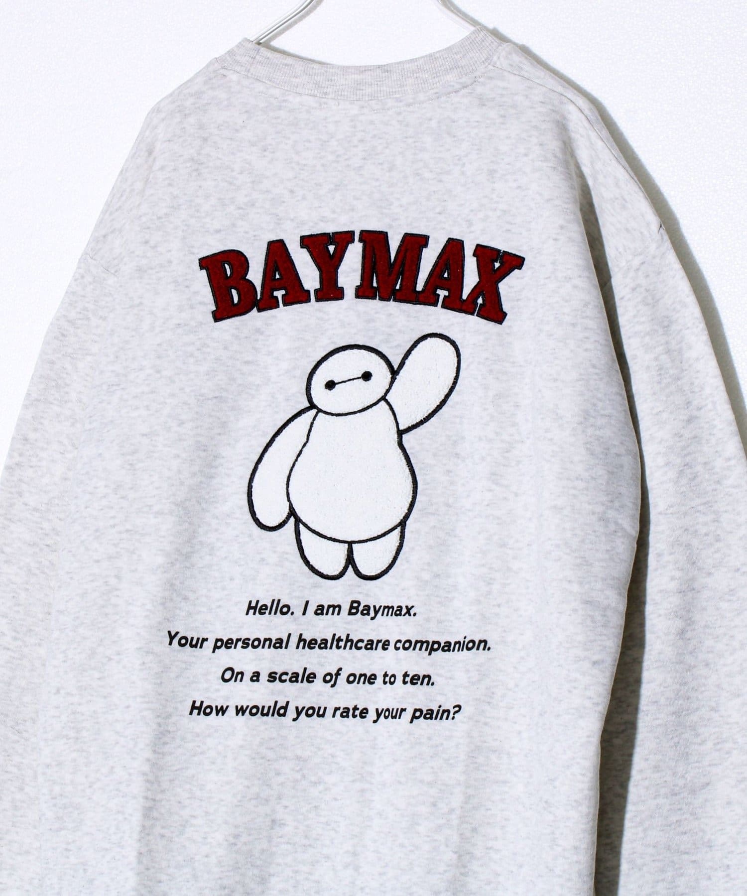 FREDY & GLOSTER(フレディ アンド グロスター) 【ミッキー＆ベイマックス】UNISEX サガラ刺繍 裏起毛スウェット
