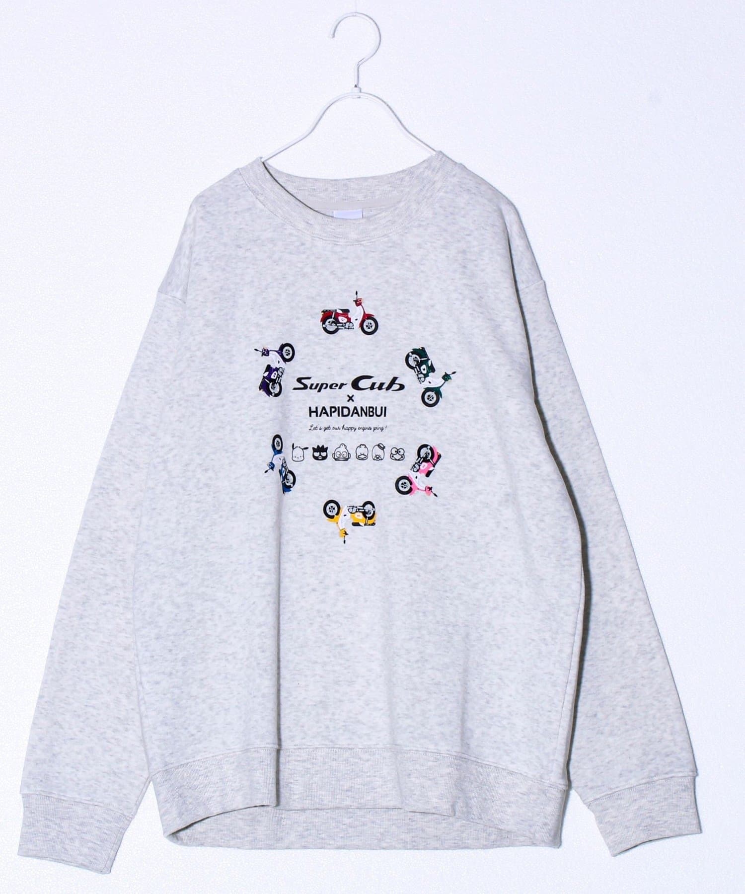FREDY & GLOSTER(フレディ アンド グロスター) 【ホンダ×はぴだんぶい】UNISEX ウィング＆サークルカブ 裏起毛スウェット