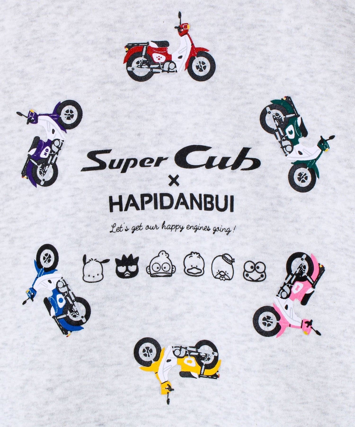 FREDY & GLOSTER(フレディ アンド グロスター) 【ホンダ×はぴだんぶい】UNISEX ウィング＆サークルカブ 裏起毛スウェット