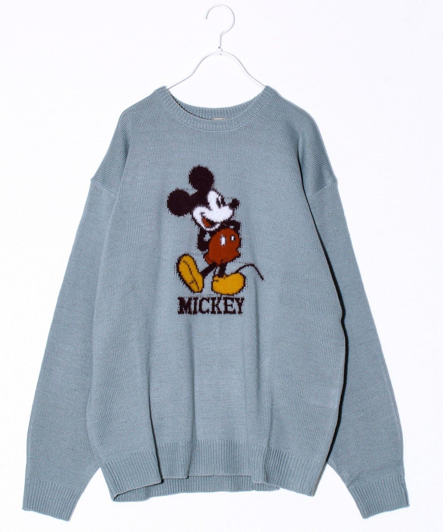 FREDY & GLOSTER(フレディ アンド グロスター) 【MICKEY&JERRY】UNISEX シャギージャガードニット