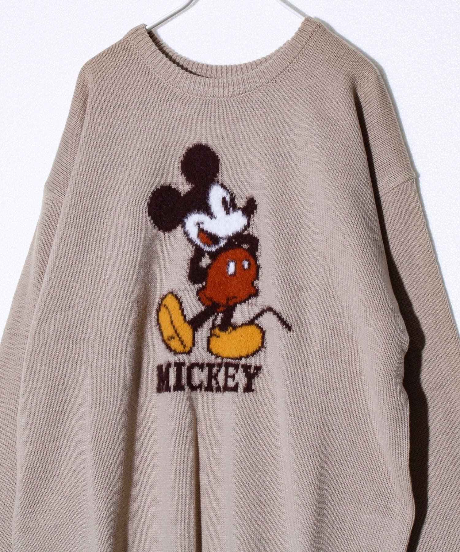 FREDY & GLOSTER(フレディ アンド グロスター) 【MICKEY&JERRY】UNISEX シャギージャガードニット