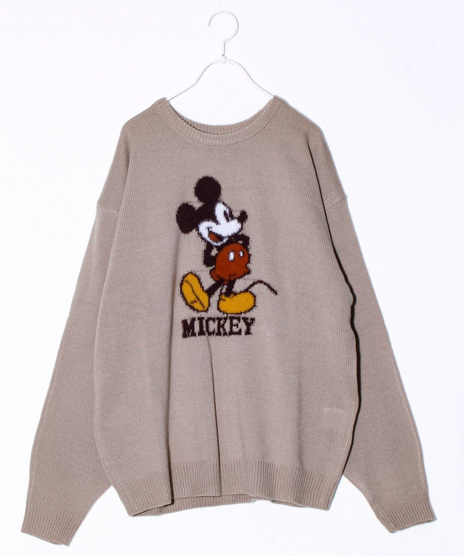FREDY & GLOSTER(フレディ アンド グロスター) 【MICKEY&JERRY】UNISEX シャギージャガードニット