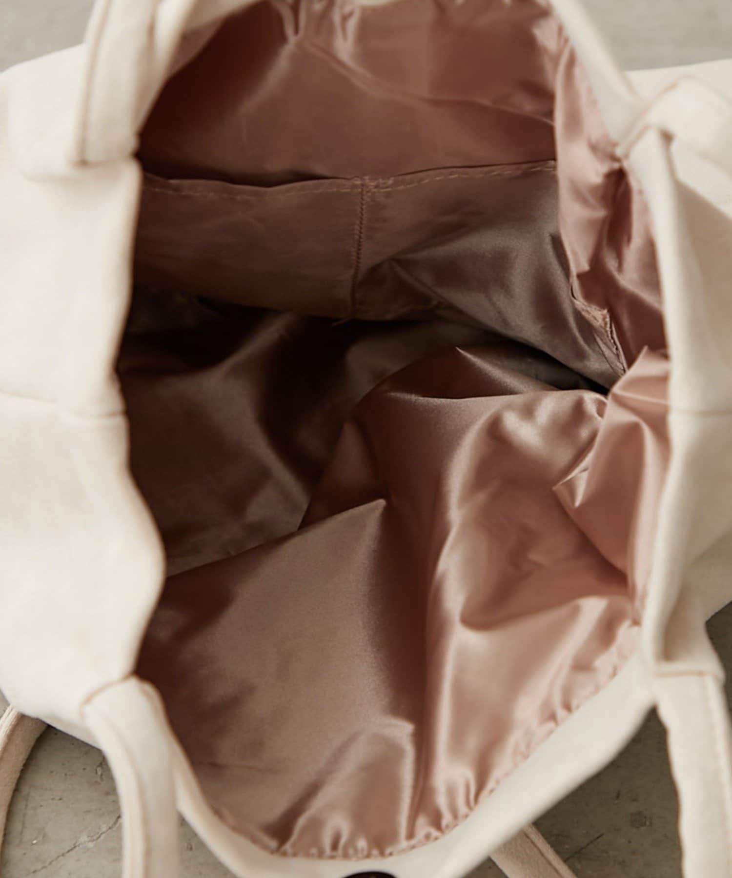 NICE CLAUP / OLIVE des OLIVE OUTLET(ナイスクラップ  / オリーブ デ オリーブ アウトレット) 【RMAF】フェイクスエードハンドルタックトート