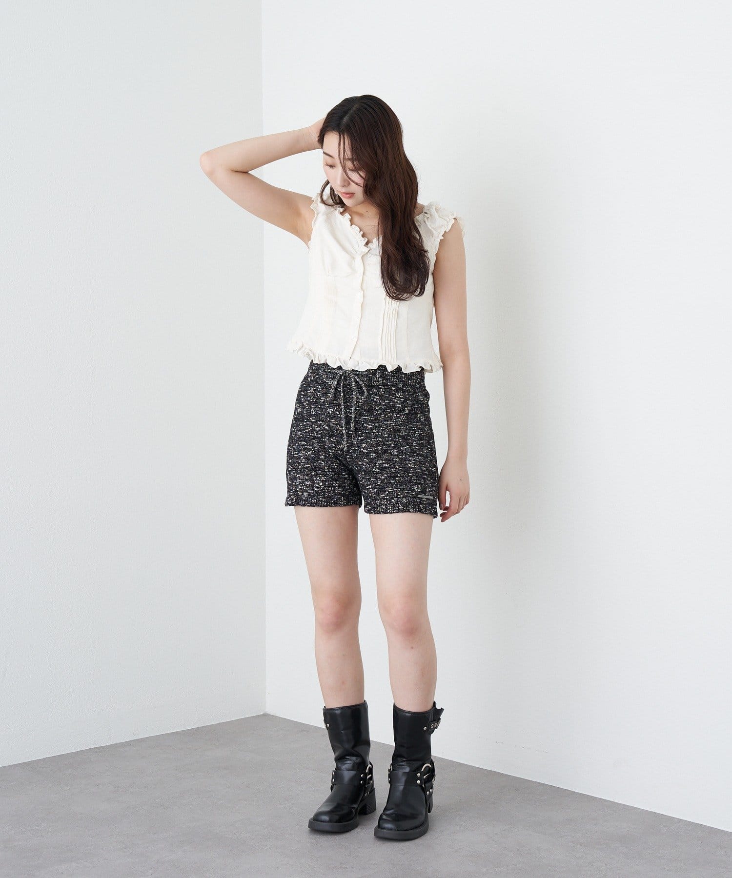 RAY CASSIN(レイカズン) ニットショートパンツ