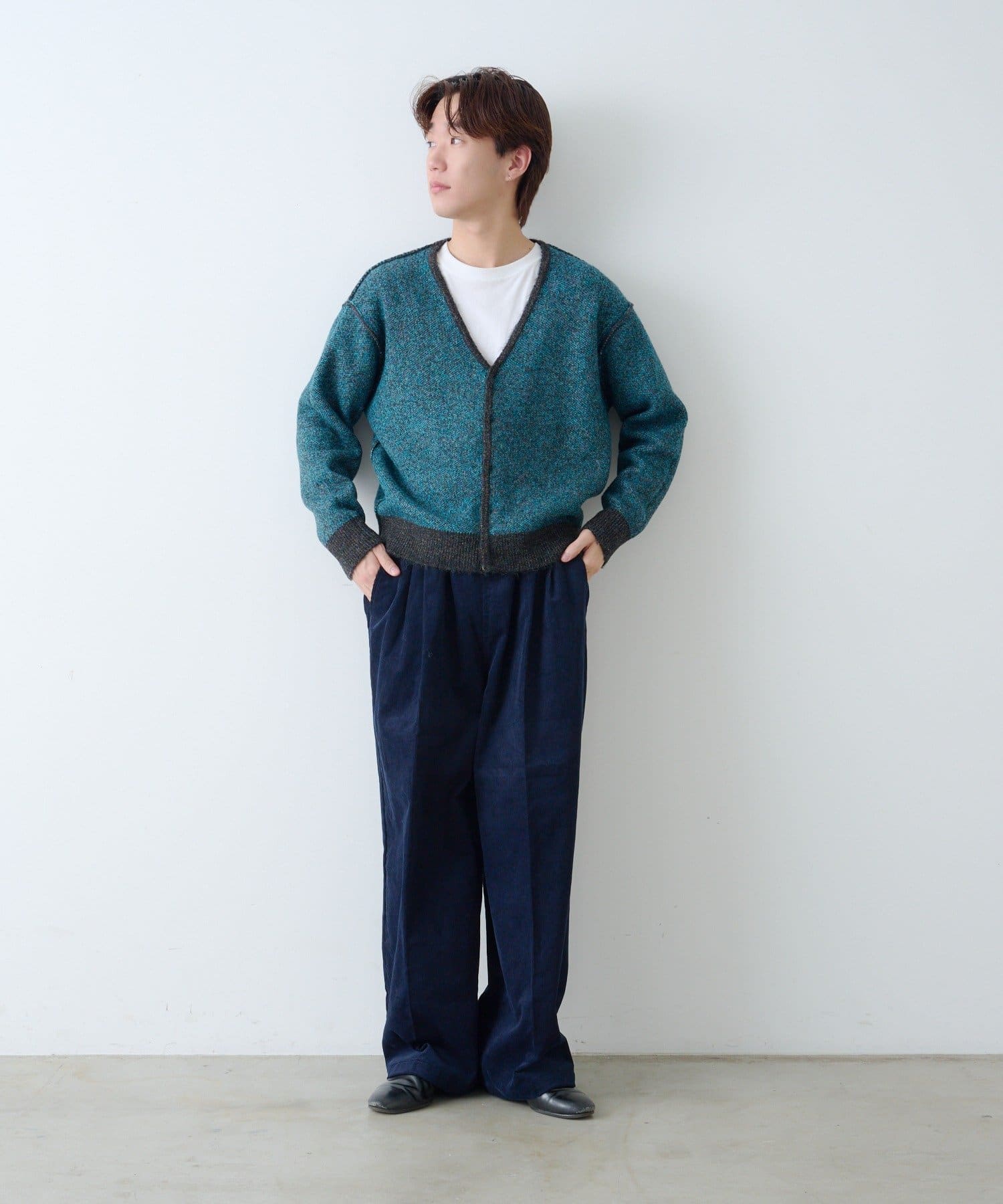 Kastane(カスタネ) 【WHIMSIC/2サイズ展開】シャギーニットカーディガン