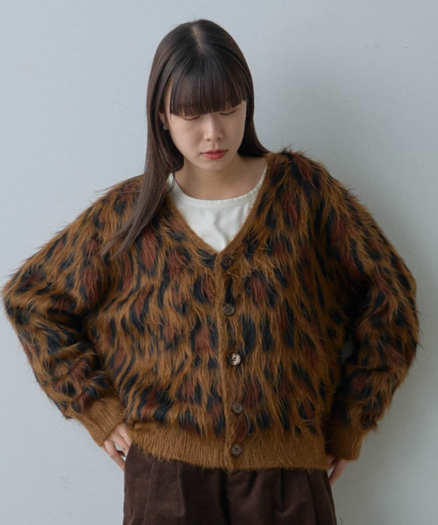 Kastane(カスタネ) 【WHIMSIC/2サイズ展開/新色追加】シャギーニットカーディガン