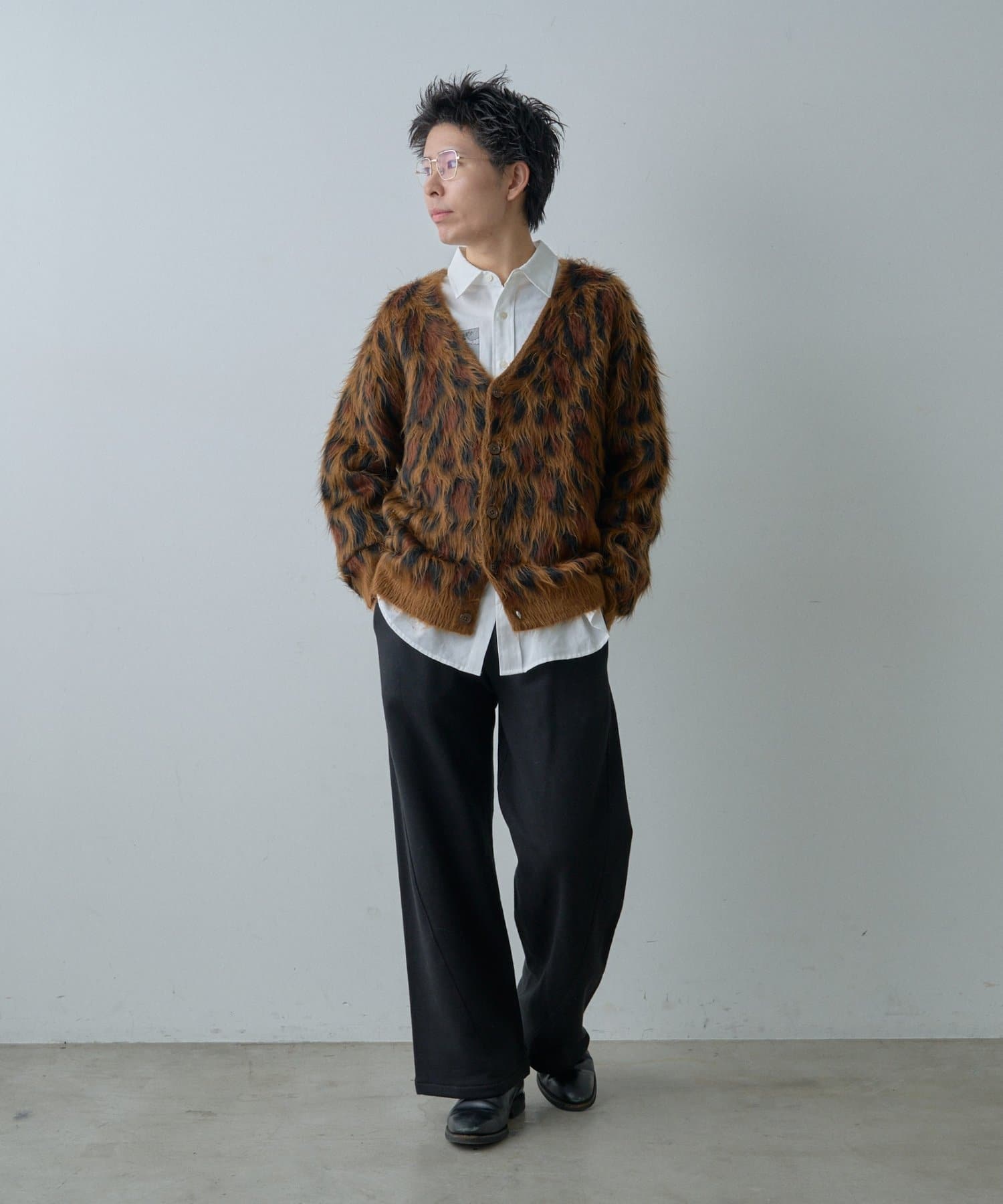 Kastane(カスタネ) 【WHIMSIC/2サイズ展開/新色追加】シャギーニットカーディガン